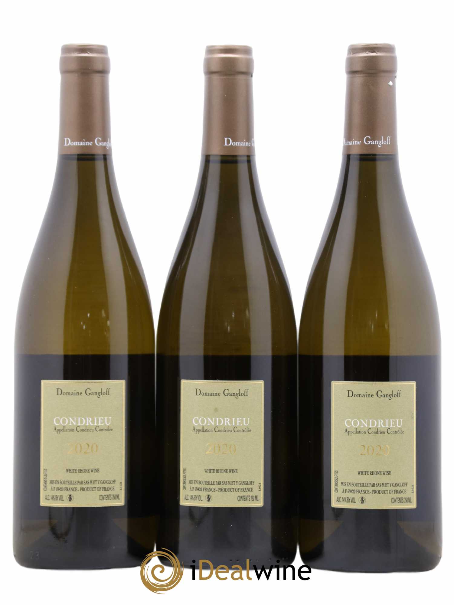 Condrieu Domaine Gangloff (Domaine) 2020 - Lot de 3 bouteilles - 1