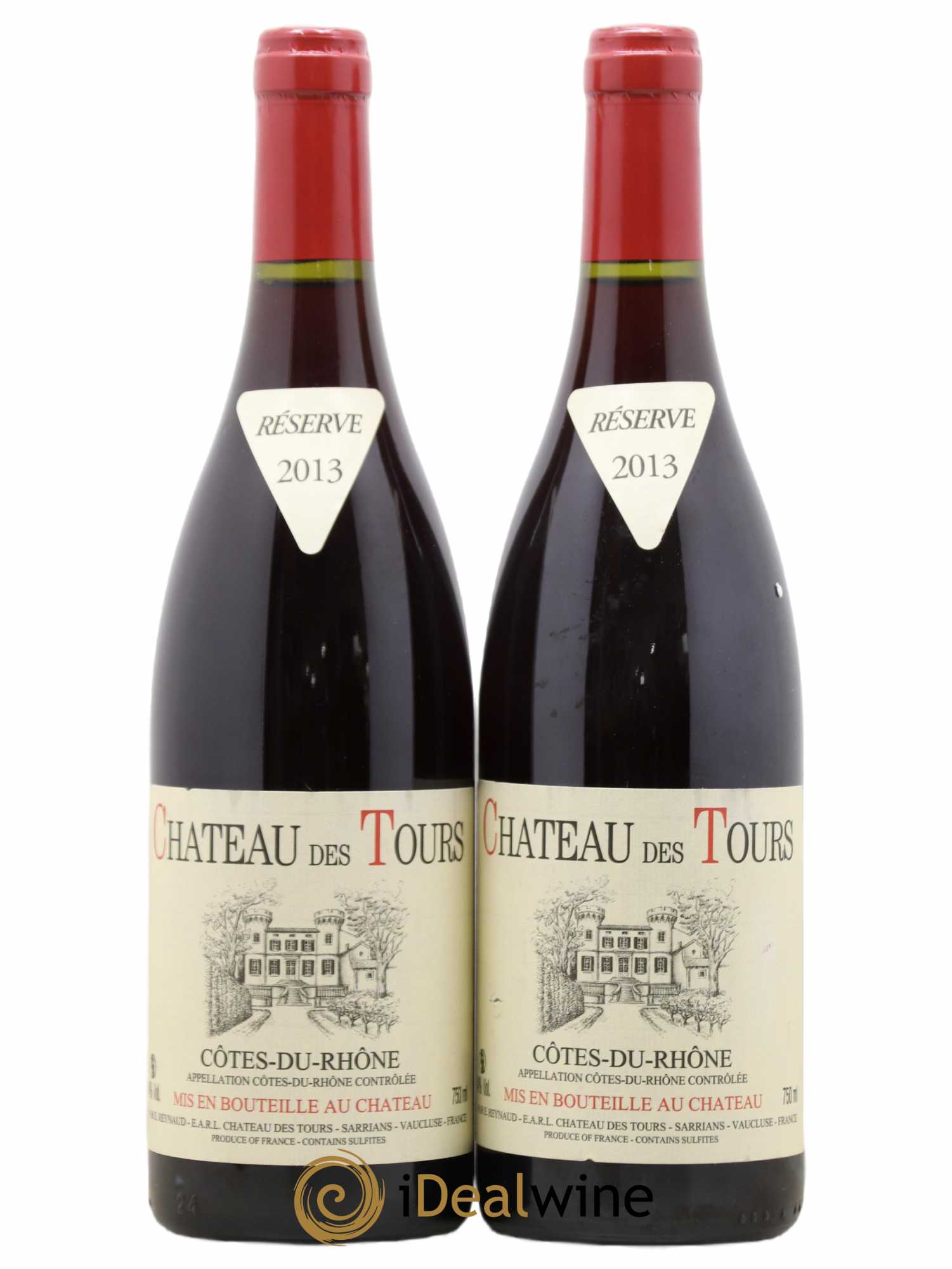Côtes-du-Rhône Château des Tours Emmanuel Reynaud 2013 - Lot de 2 bouteilles - 0