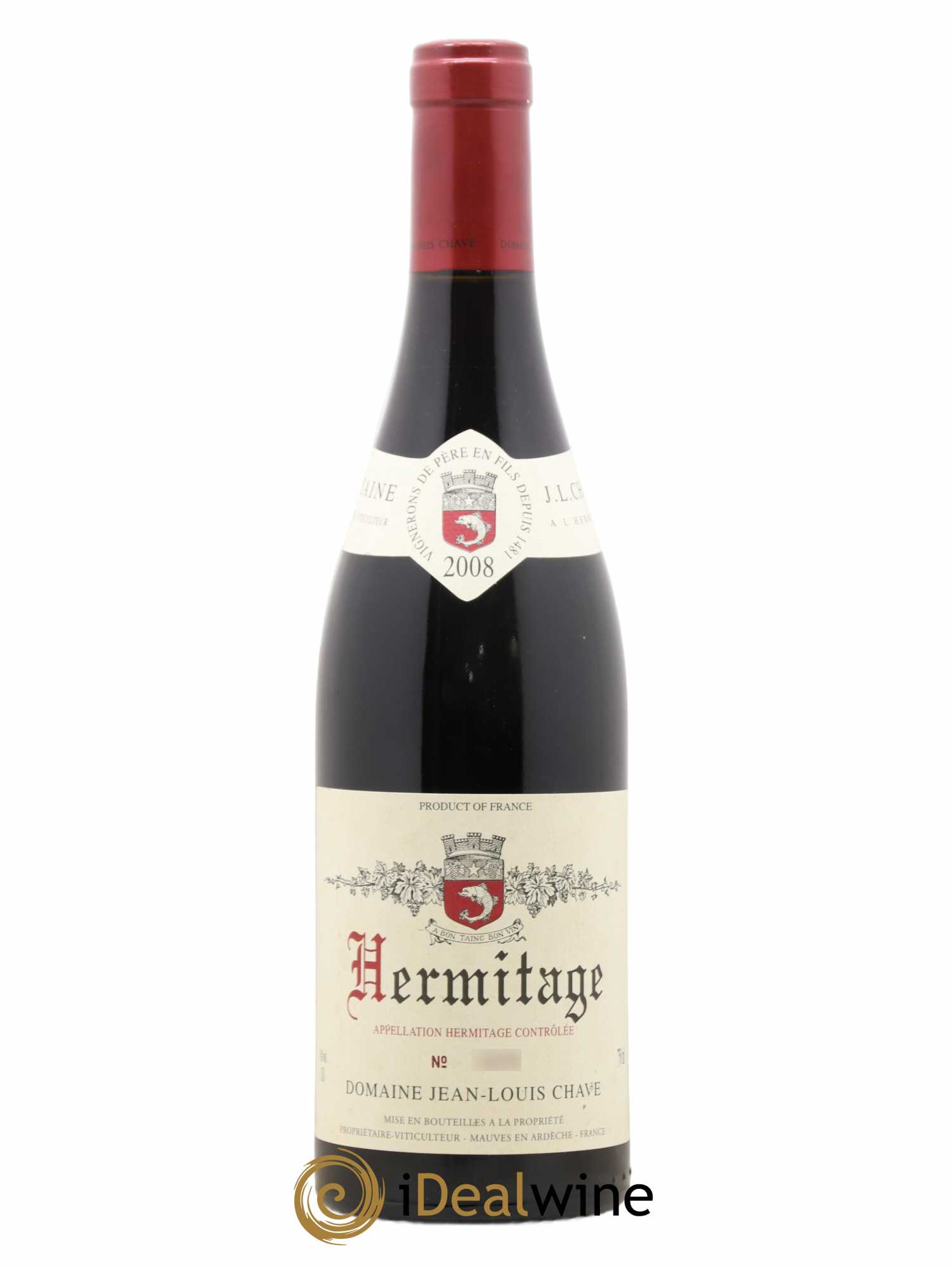 Hermitage Jean-Louis Chave 2008 - Lot de 1 bouteille - 0