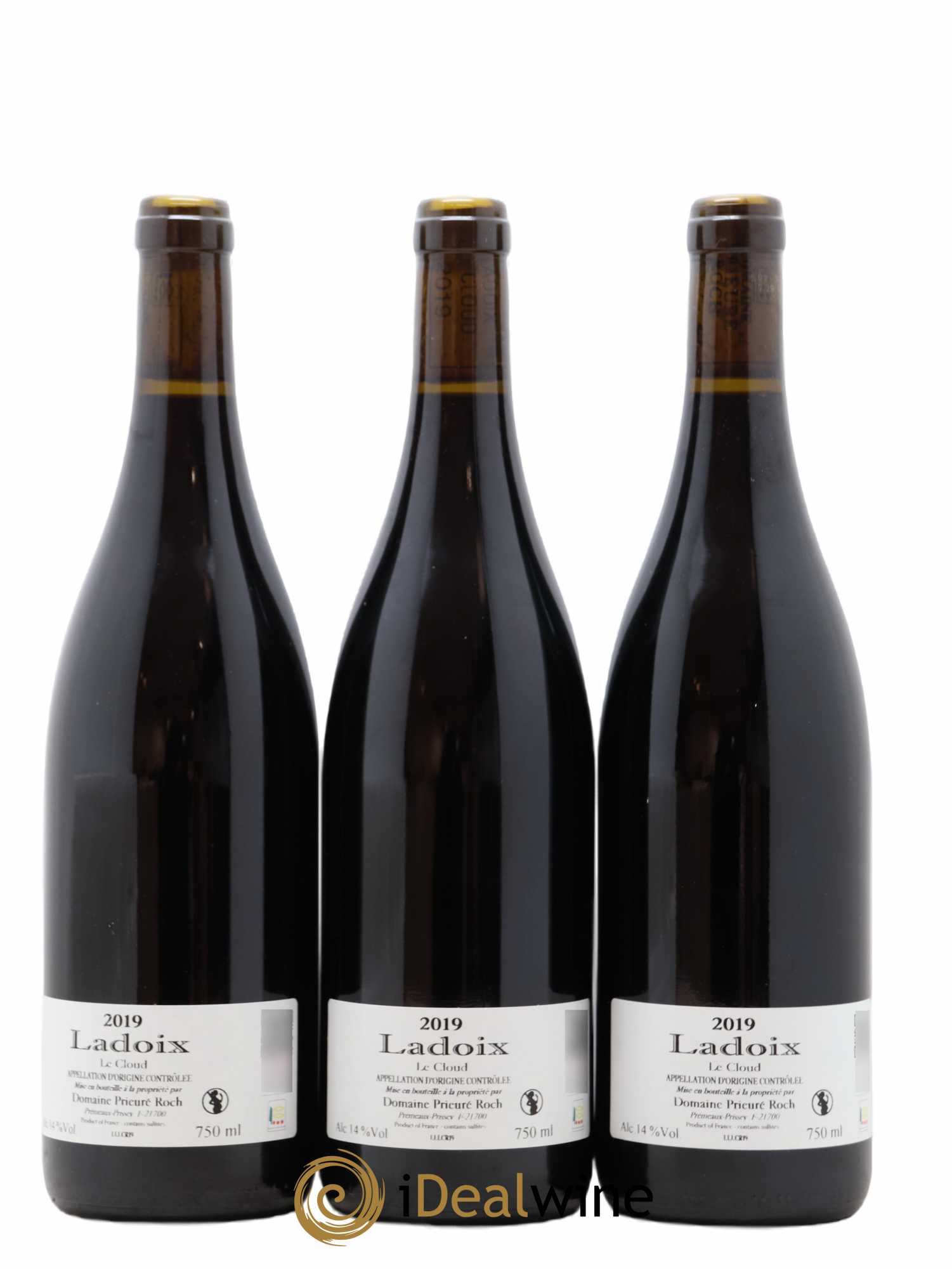 Ladoix Le Cloud Prieuré Roch (sans prix de réserve) 2019 - Lot de 3 bouteilles - 1