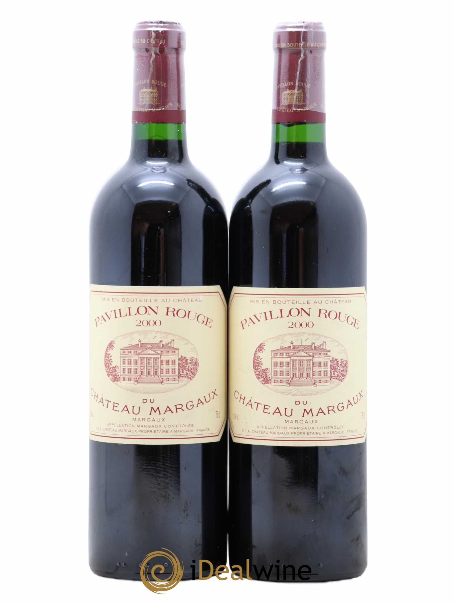 Pavillon Rouge du Château Margaux Second Vin 2000 - Lot de 2 bouteilles - 0