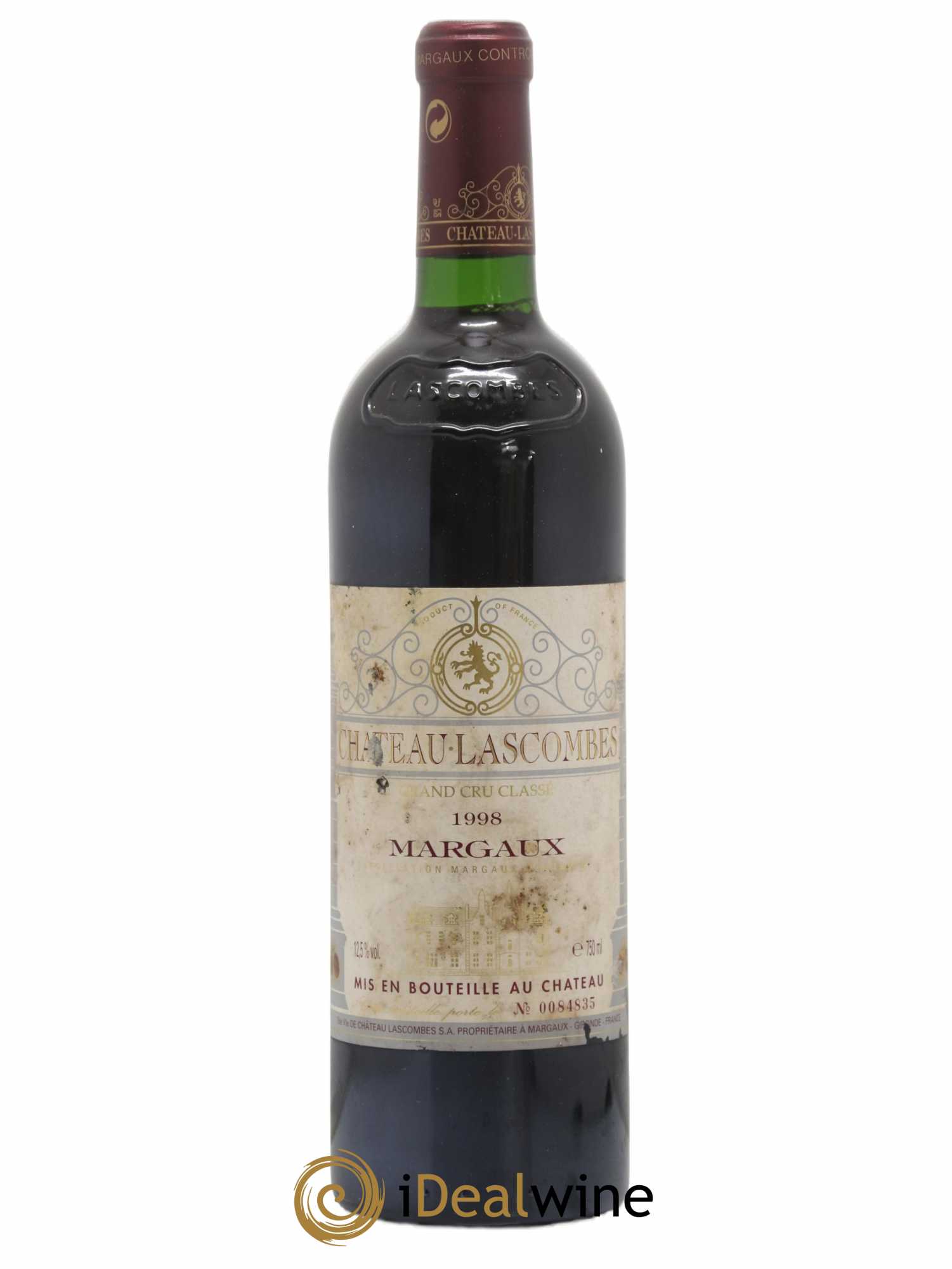Château Lascombes 2ème Grand Cru Classé 1998 - Lot de 1 bouteille - 0