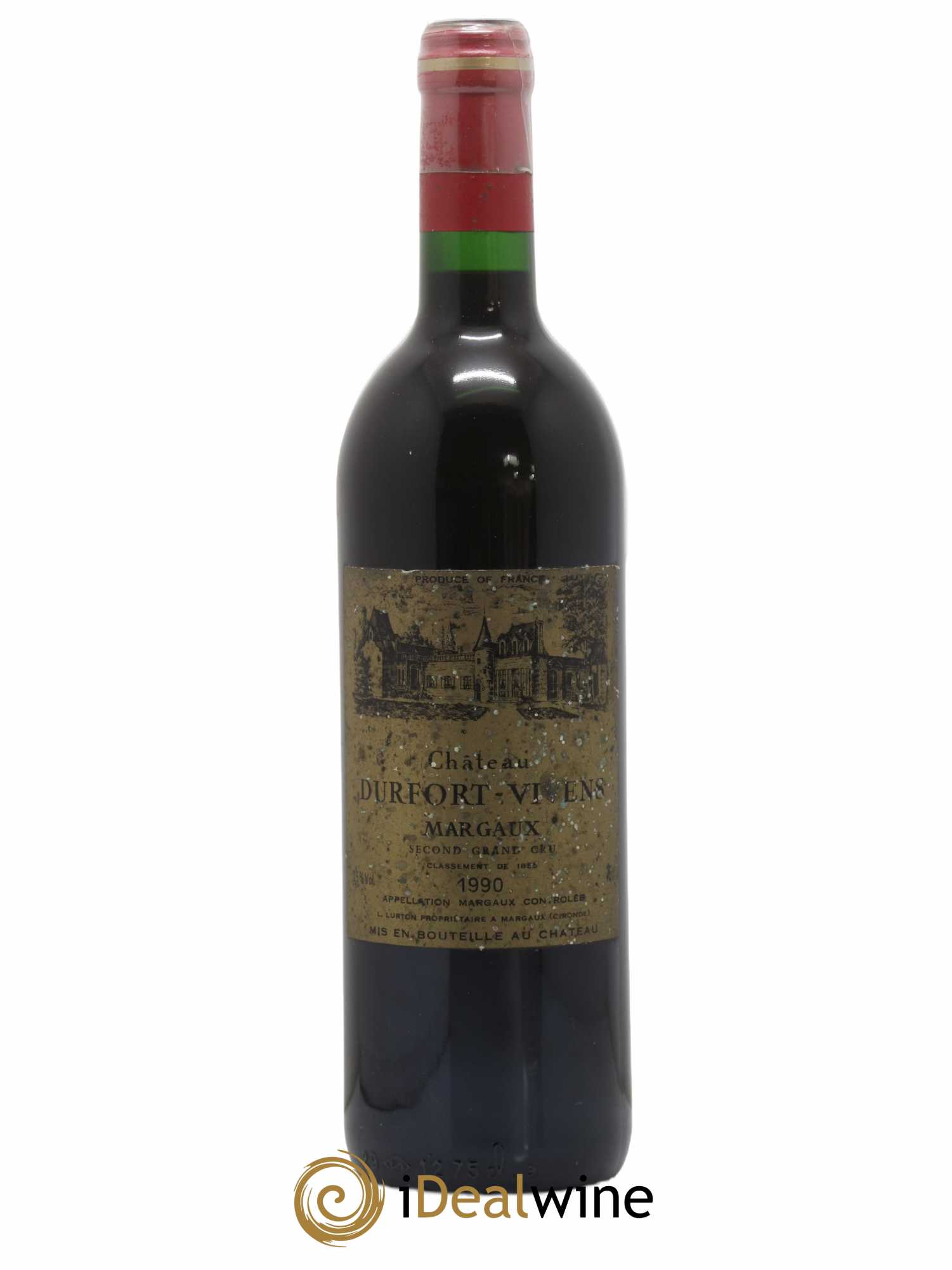 Château Durfort Vivens 2ème Grand Cru Classé 1990 - Lot de 1 bouteille - 0