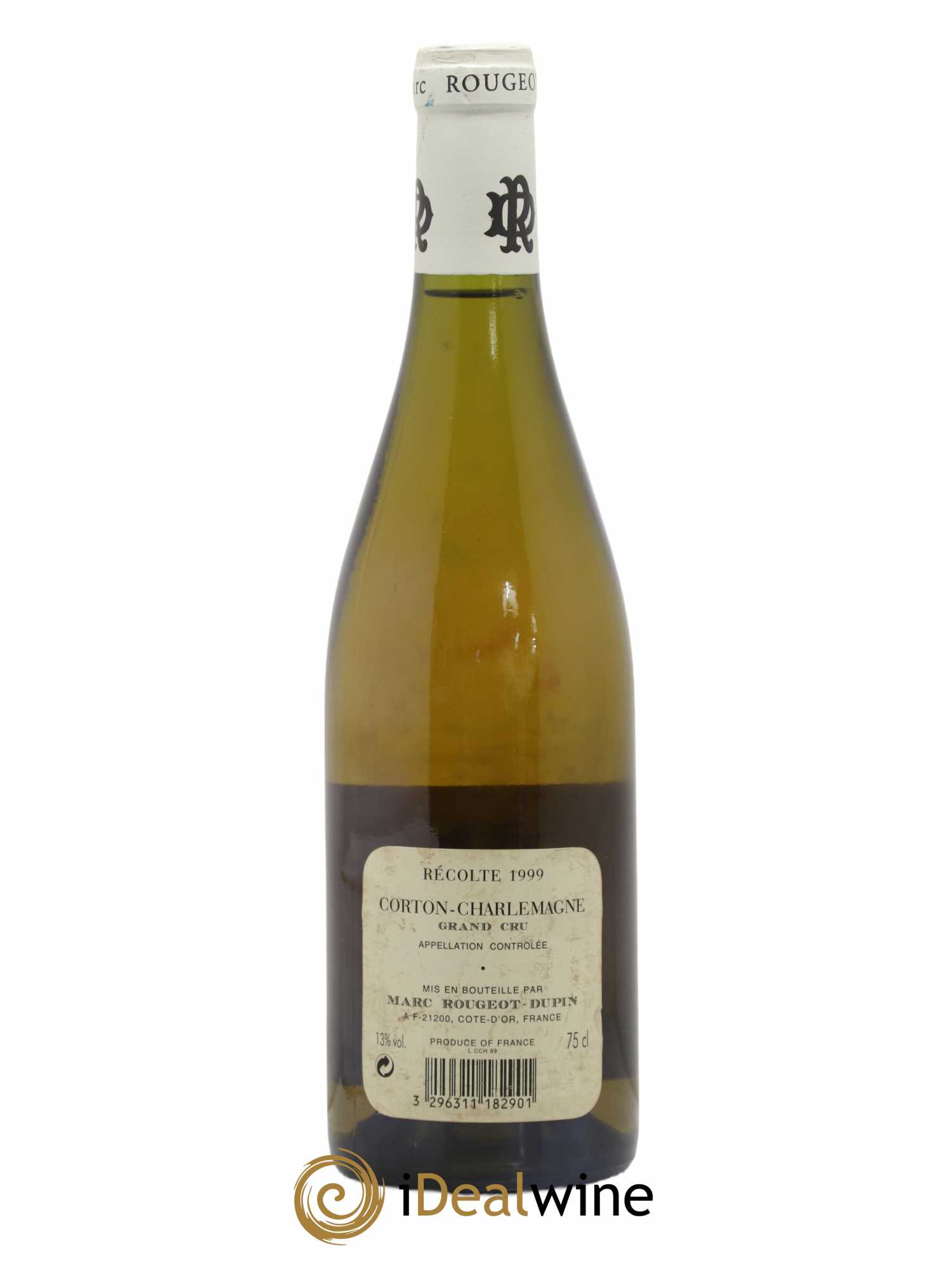 Corton-Charlemagne Grand Cru Marc Rougeot-Dupin 1999 - Lot de 1 bouteille - 1