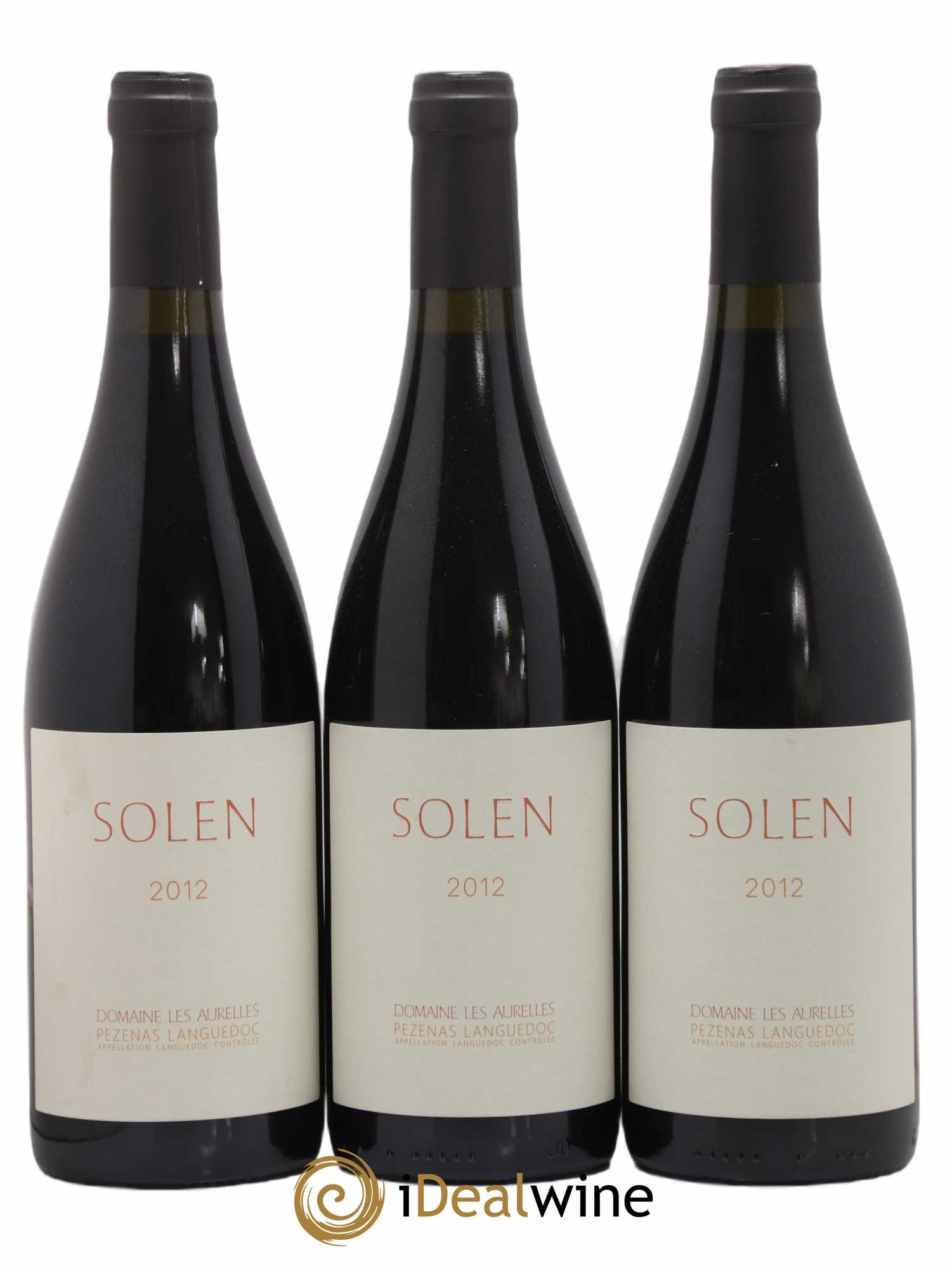 Coteaux du Languedoc Solen Domaine les Aurelles 2012 - Lot de 3 bouteilles - 0