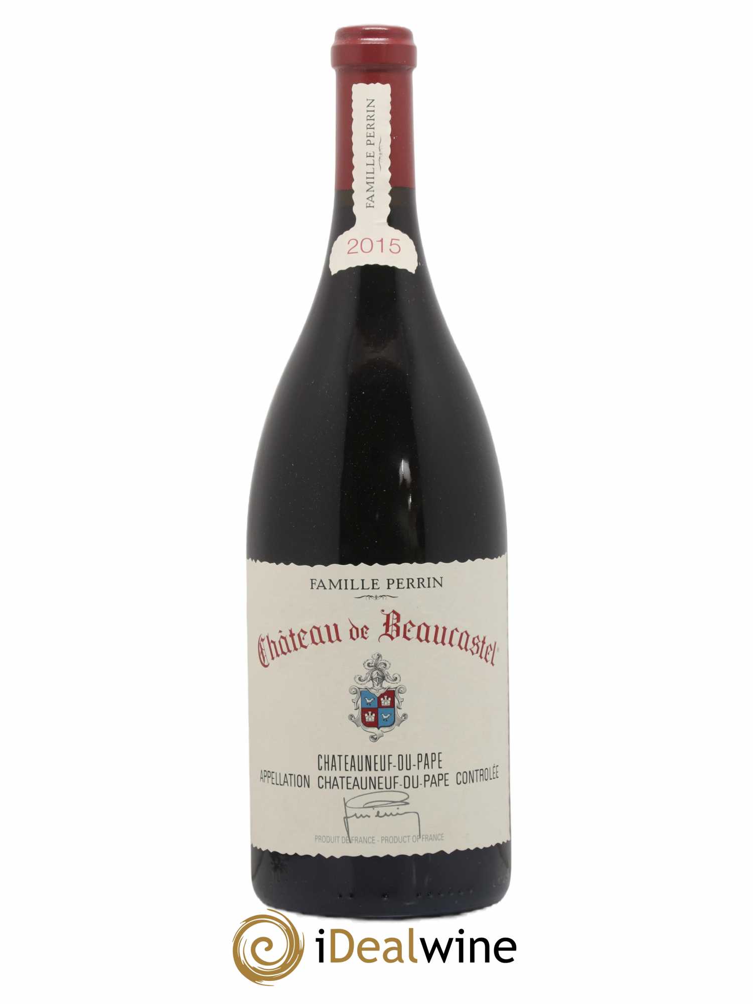Châteauneuf-du-Pape Château de Beaucastel Famille Perrin 2015 - Lot de 1 magnum - 0