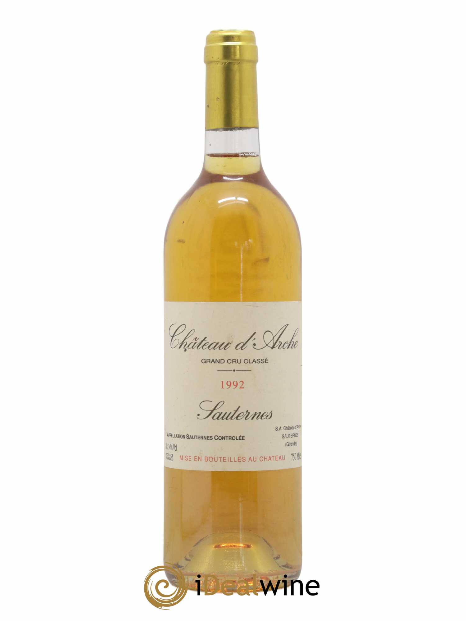 Château d' Arche 2ème Grand Cru Classé 1992 - Lotto di 1 bottiglia - 0