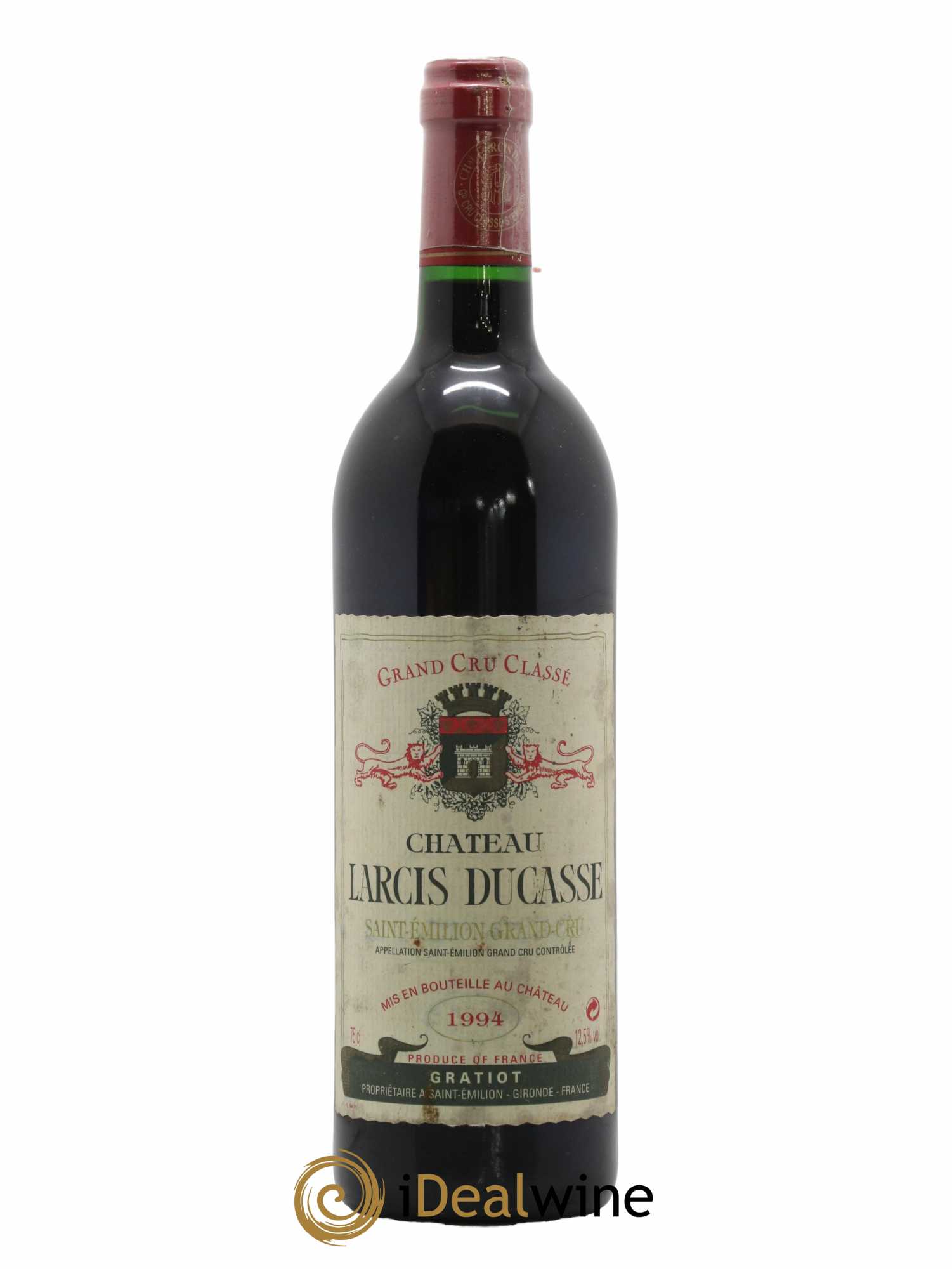 Château Larcis Ducasse 1er Grand Cru Classé B 1994 - Lot de 1 bouteille - 0