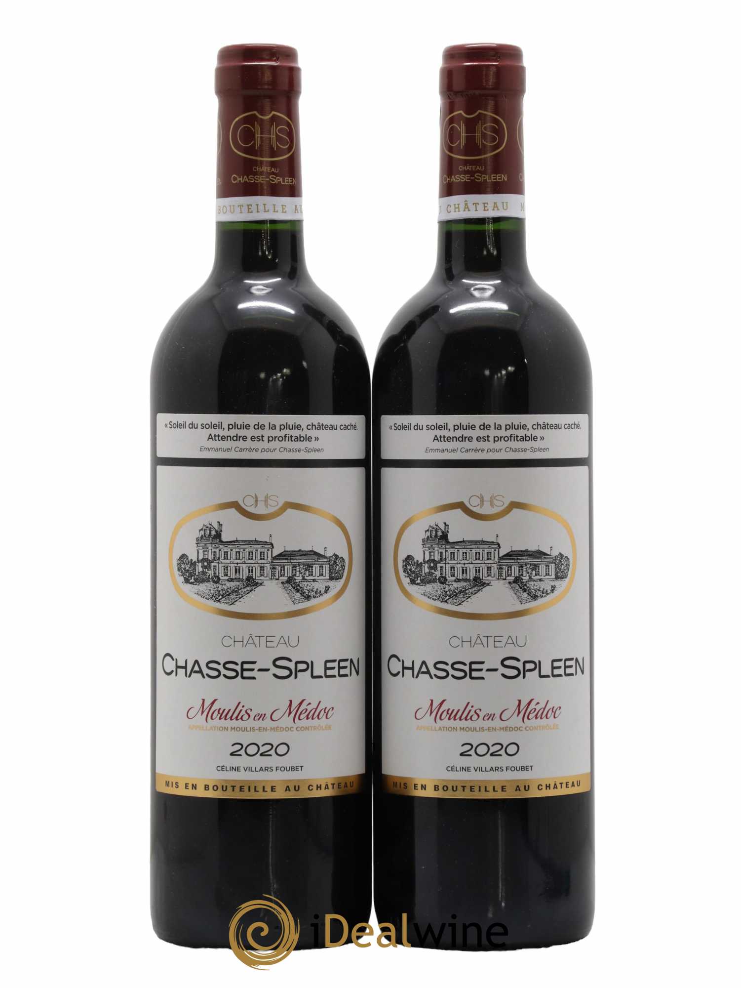 Château Chasse Spleen 2020 - Lot de 2 bouteilles - 0