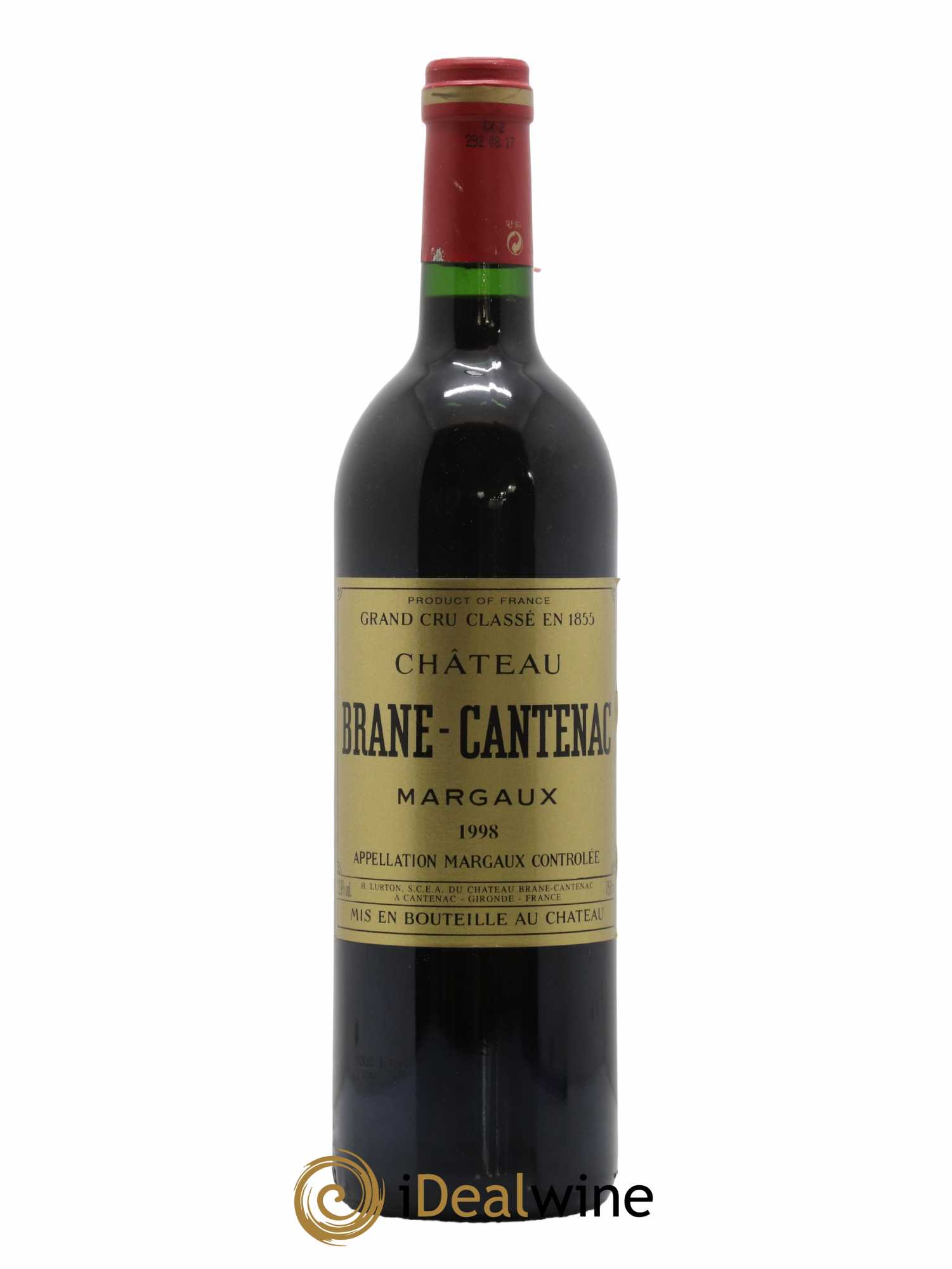 Château Brane Cantenac 2ème Grand Cru Classé 1998 - Lot de 1 bouteille - 0