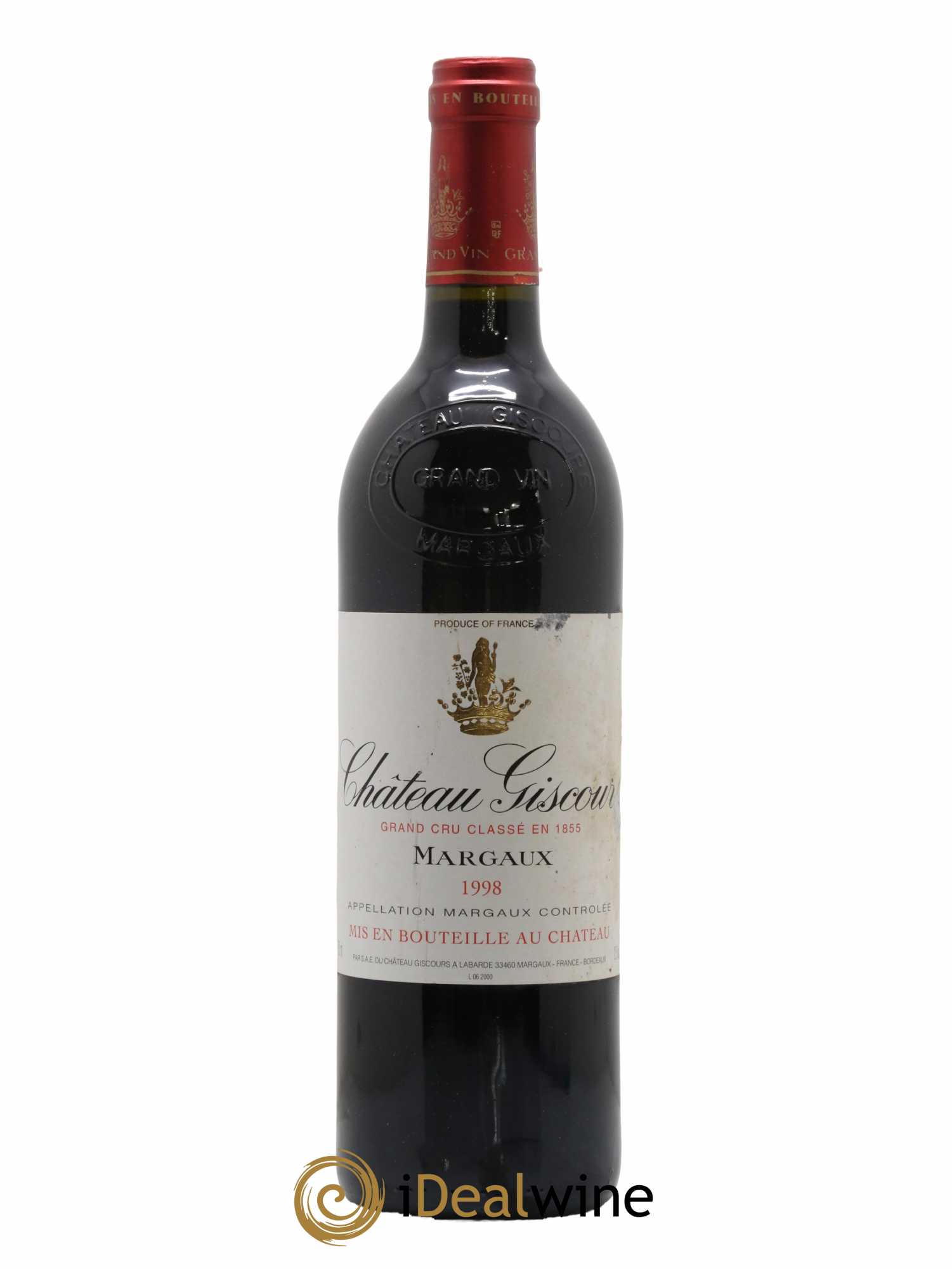 Château Giscours 3ème Grand Cru Classé 1998 - Lot de 1 bouteille - 0