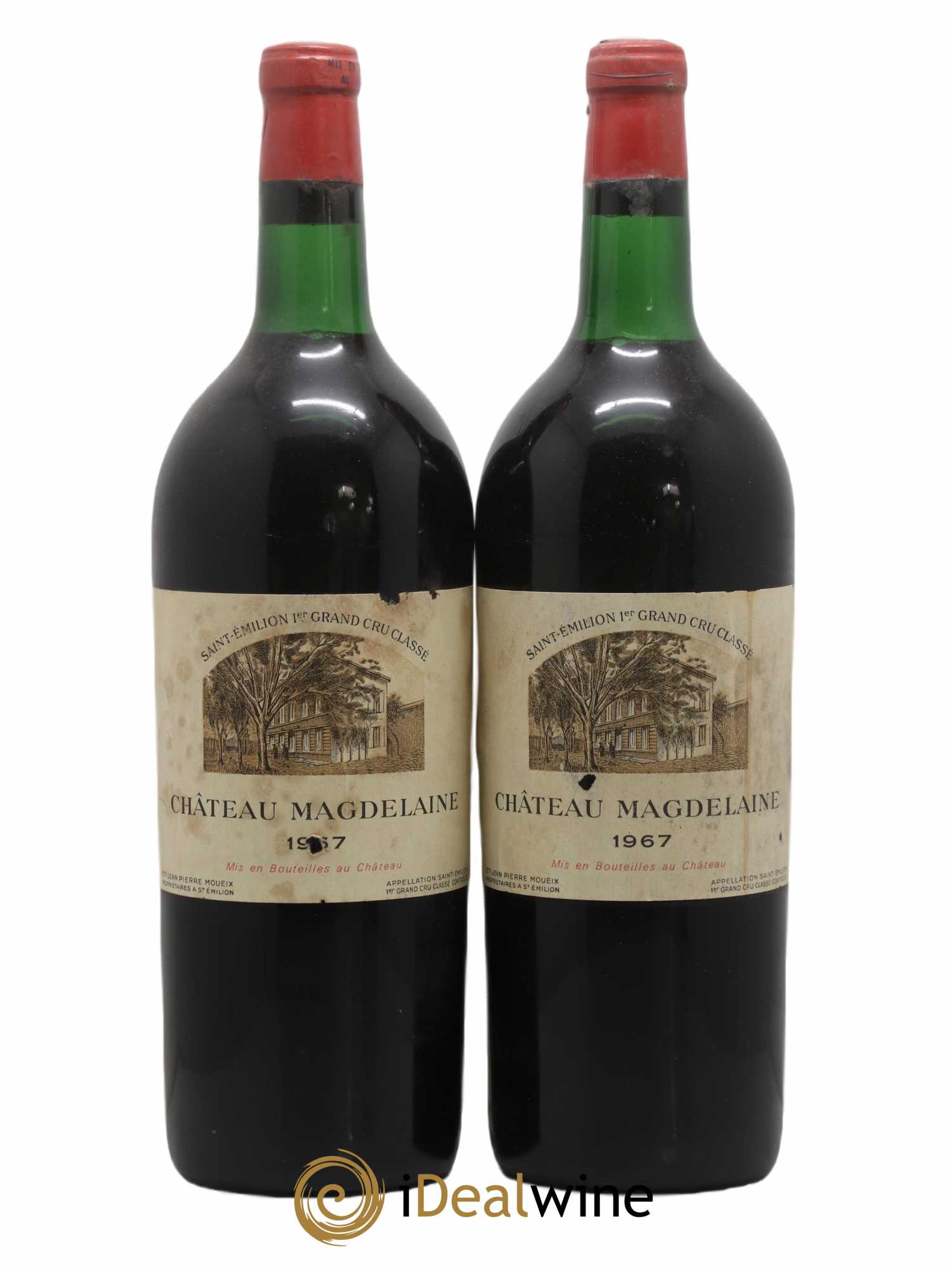 Château Magdelaine 1967 - Lot de 2 magnums - 0