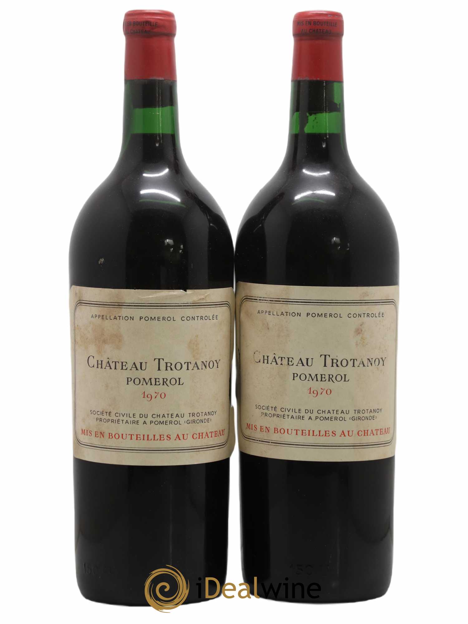 Château Trotanoy 1970 - Lot de 2 magnums - 0