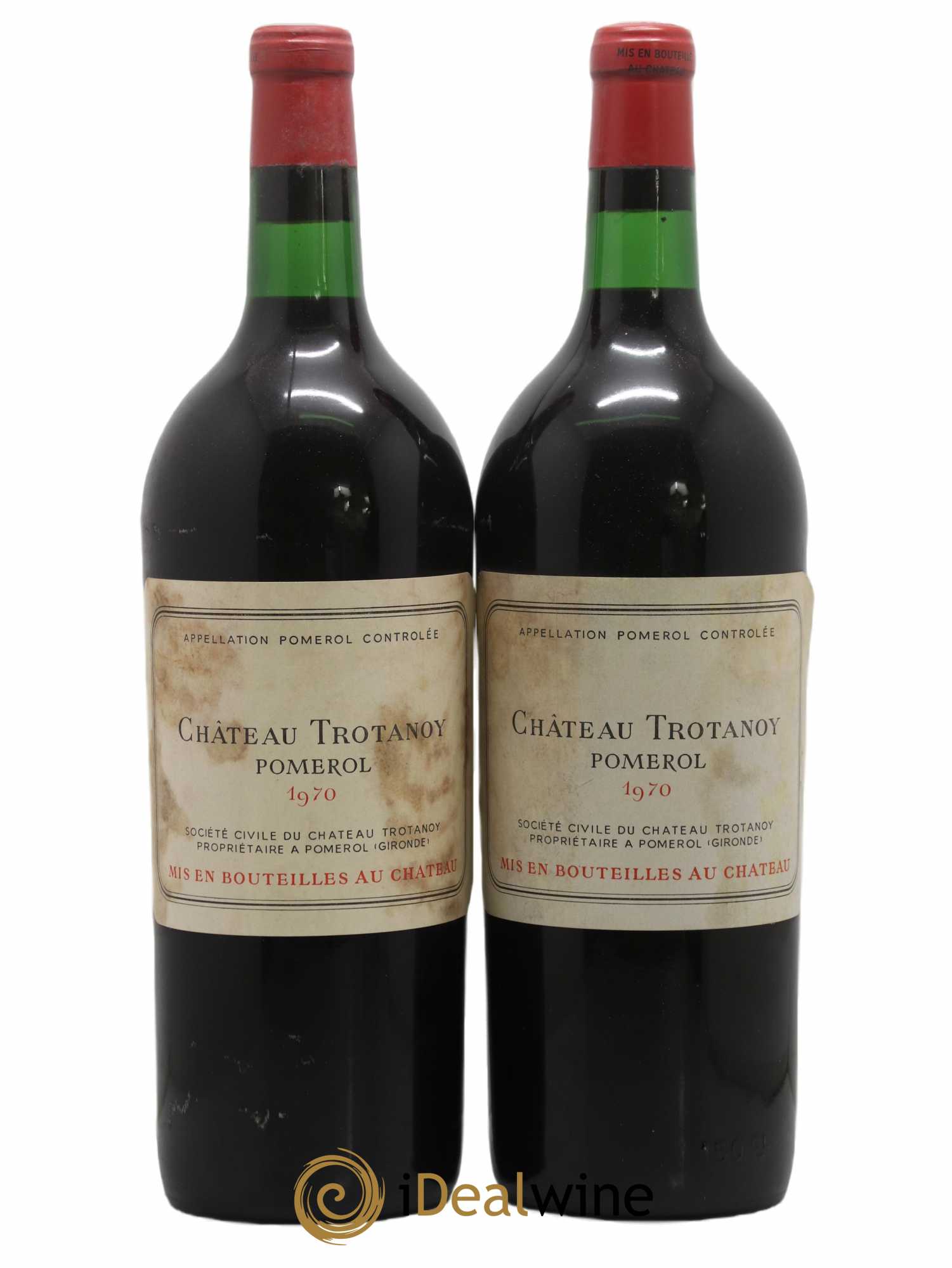 Château Trotanoy 1970 - Lot de 2 magnums - 0