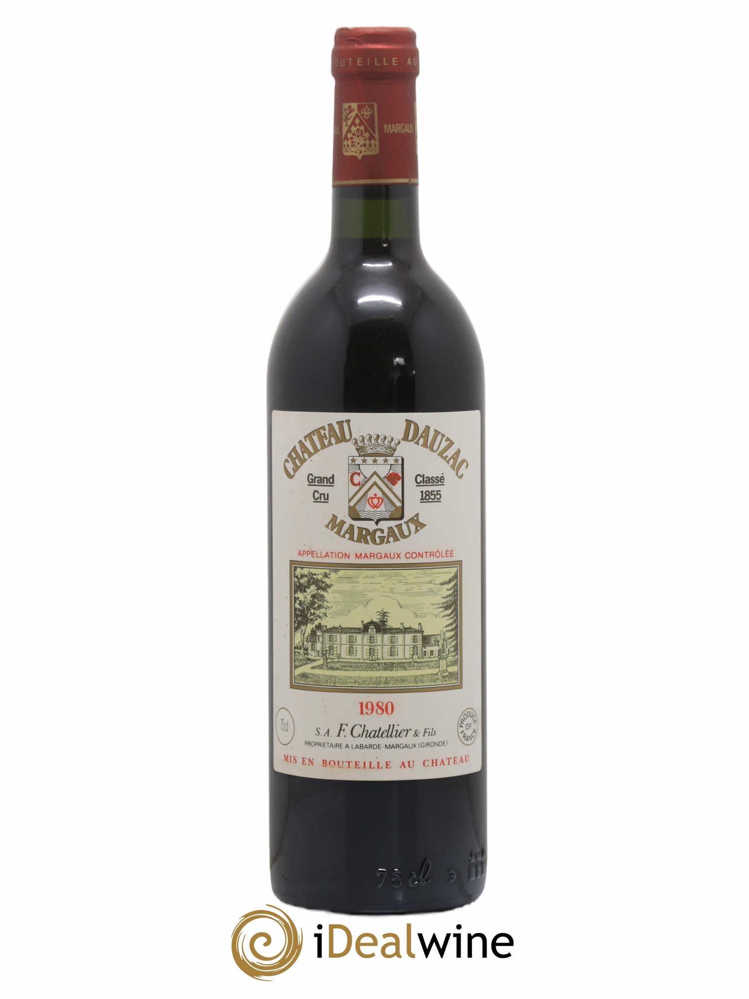 Château Dauzac 5ème Grand Cru Classé 1980 - Lot de 1 bouteille - 0