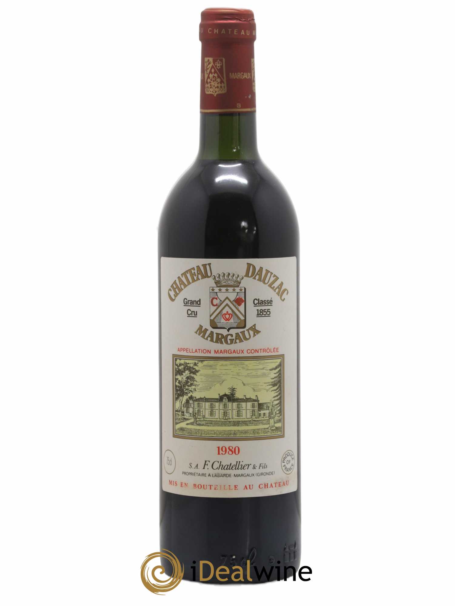 Château Dauzac 5ème Grand Cru Classé 1980 - Lot de 1 bouteille - 0