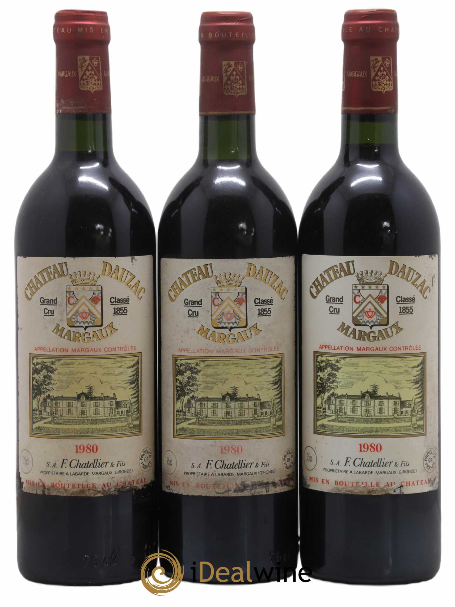 Château Dauzac 5ème Grand Cru Classé 1980 - Lot de 12 bouteilles - 3