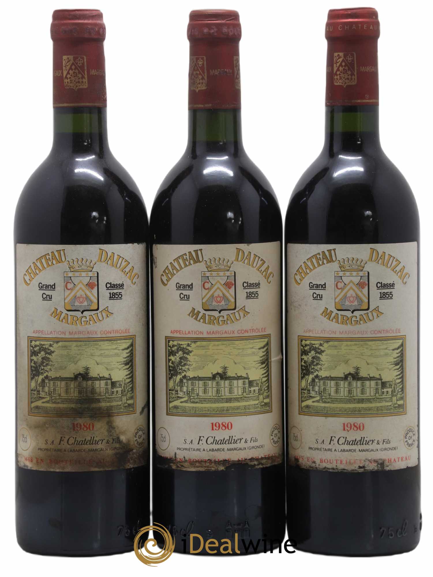 Château Dauzac 5ème Grand Cru Classé 1980 - Lot de 12 bouteilles - 4