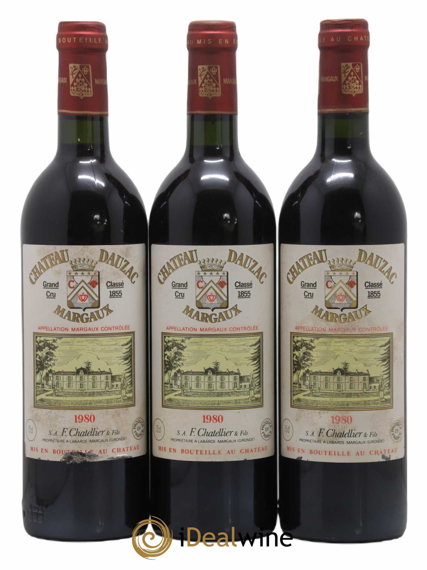 Château Dauzac 5ème Grand Cru Classé 1980 - Lot de 6 bouteilles - 2