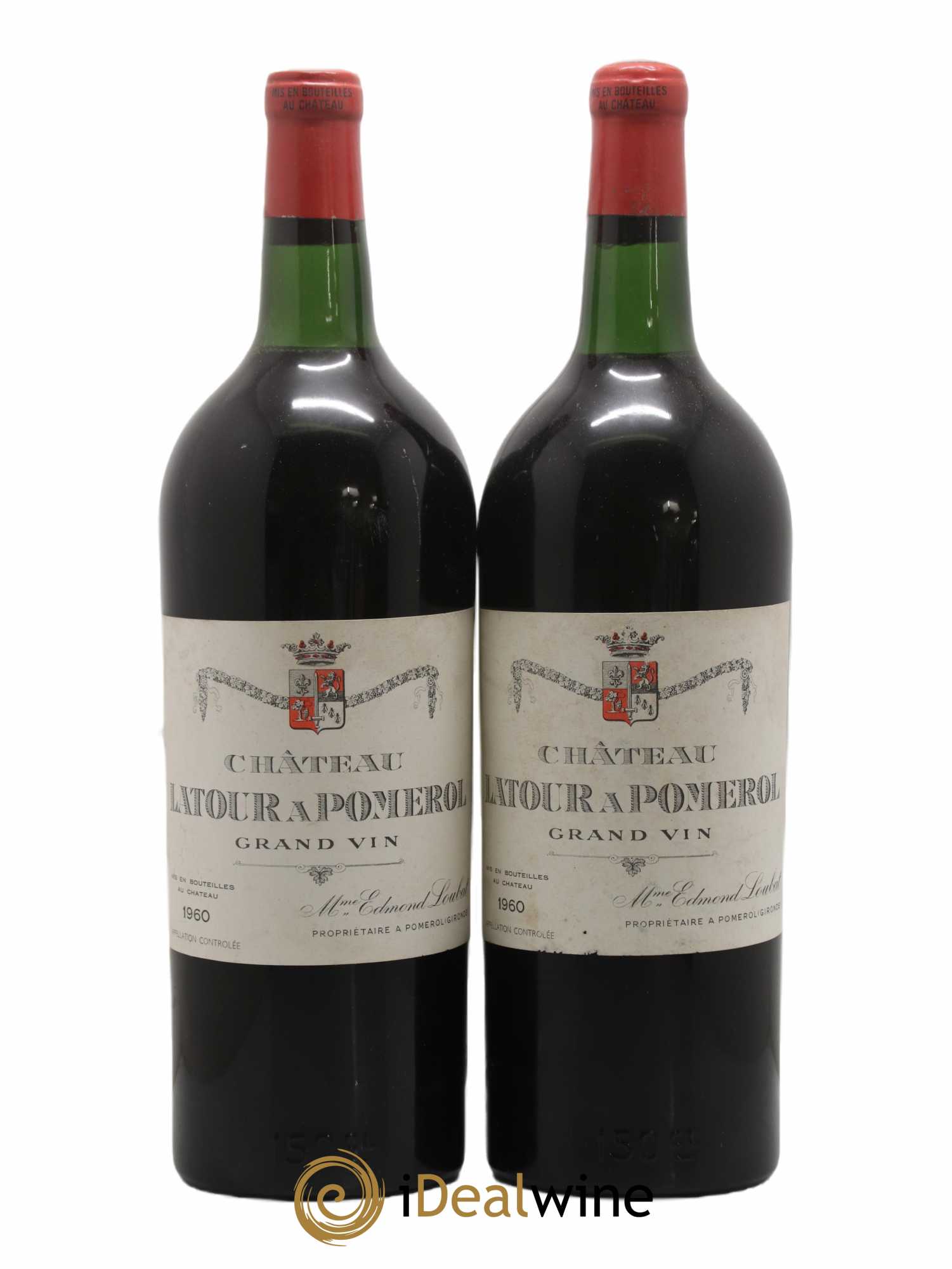 Château Latour à Pomerol 1960 - Lot de 2 magnums - 0