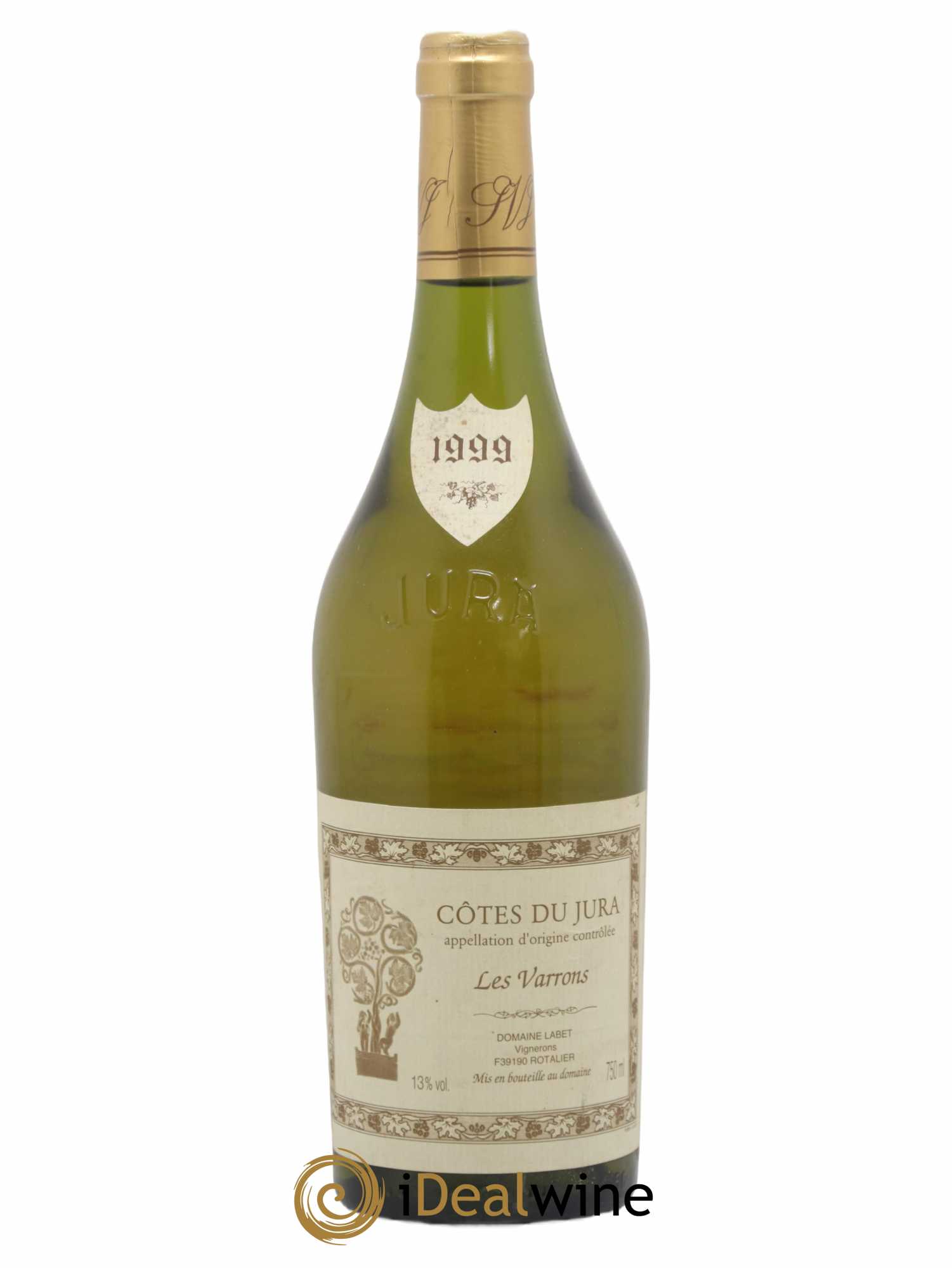 Côtes du Jura Chardonnay Les Varrons Romain - Julien - Charline Labet 1999 - Lot de 1 bouteille - 0