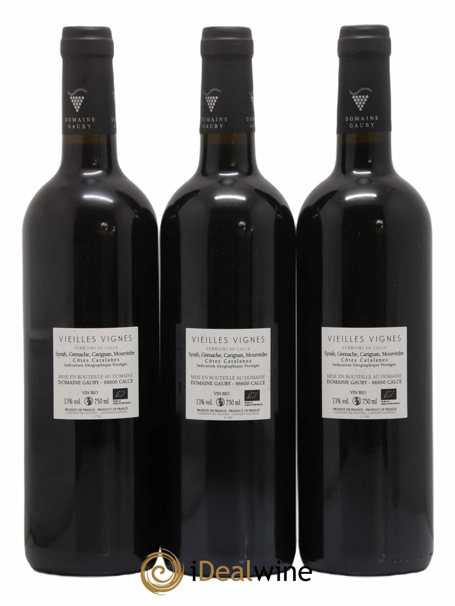 Côtes Catalanes Vieilles Vignes Gauby (Domaine) 2017 - Lot de 3 bouteilles - 1