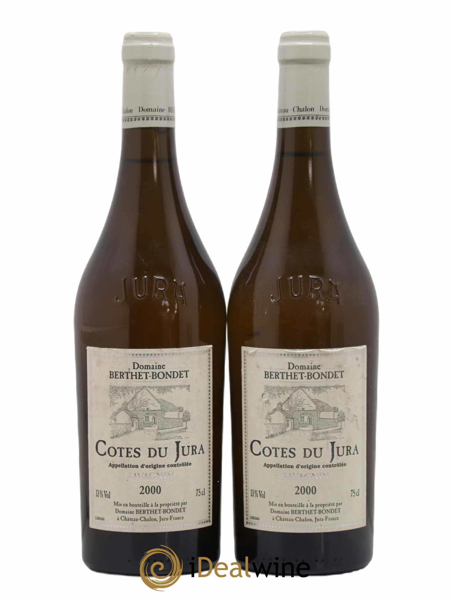 Côtes du Jura Savagnin Berthet-Bondet 2000 - Lot de 2 bouteilles - 0