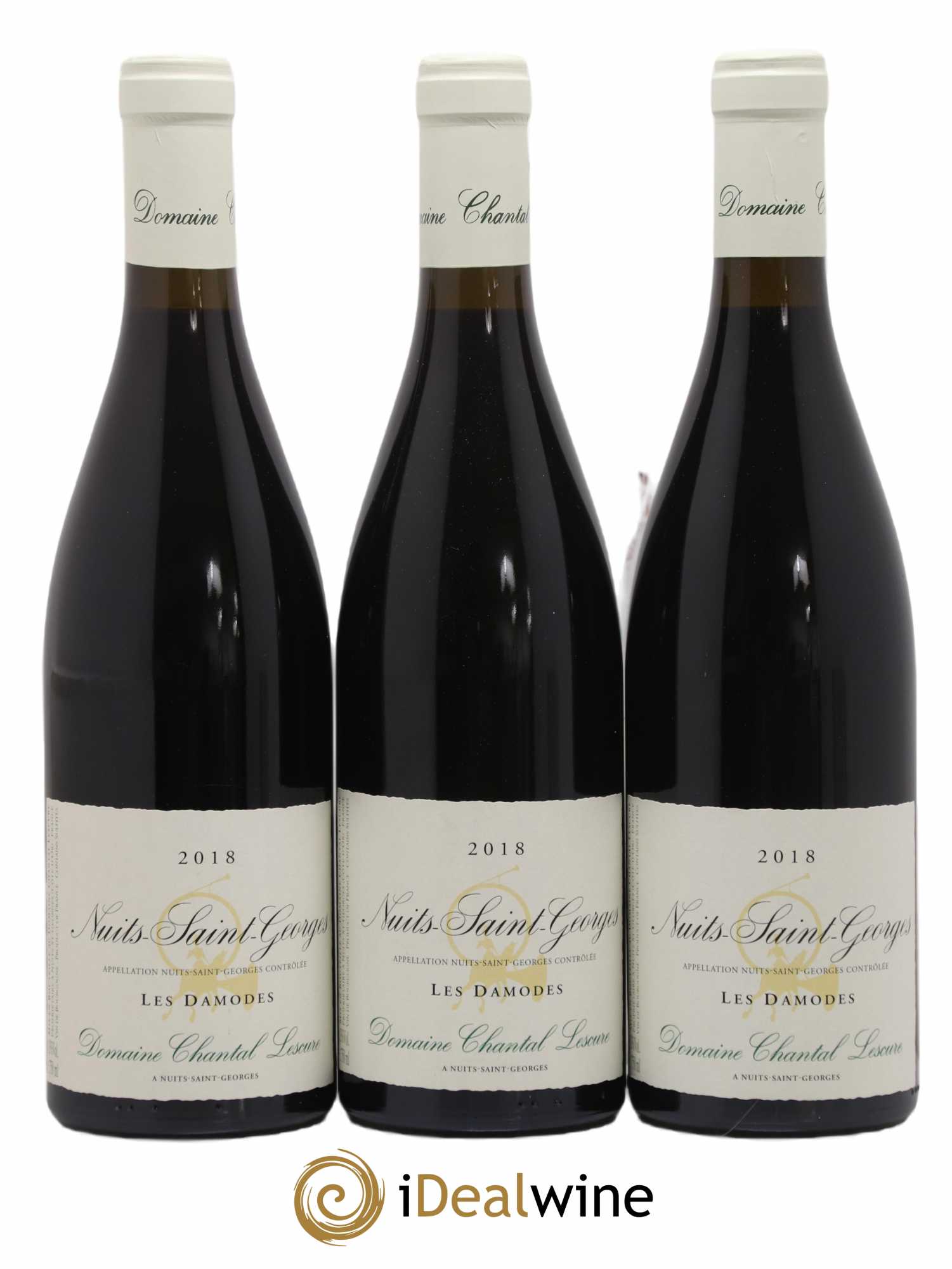 Nuits-Saint-Georges Les Damodes Chantal Lescure 2018 - Lot de 3 bouteilles - 0