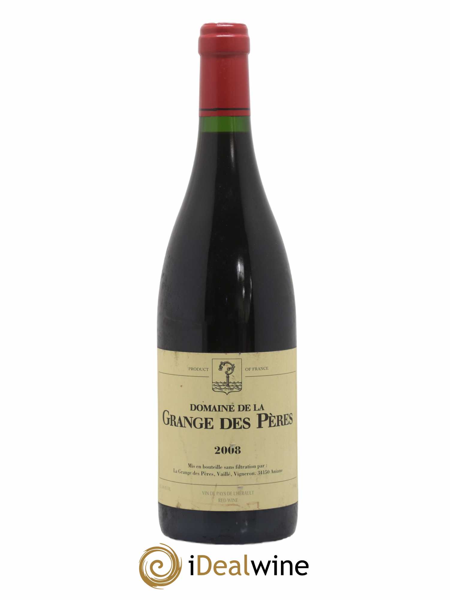 Pays d'Hérault Grange des Pères Laurent Vaillé 2008 - Lot de 1 bouteille - 0