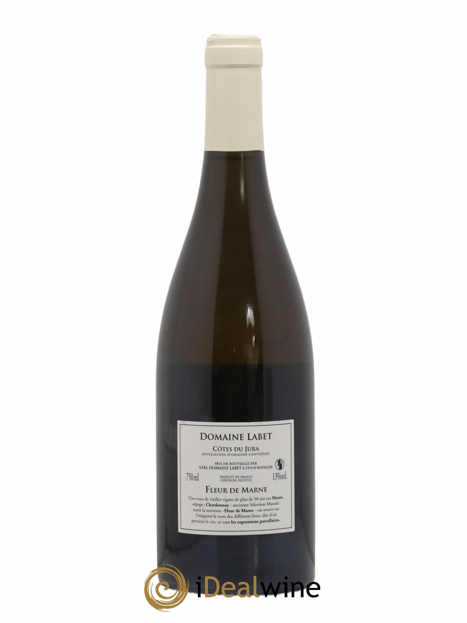 Côtes du Jura Chardonnay La Bardette Romain - Julien - Charline Labet Fleur de Marne 2011 - Lot of 1 bottle - 1