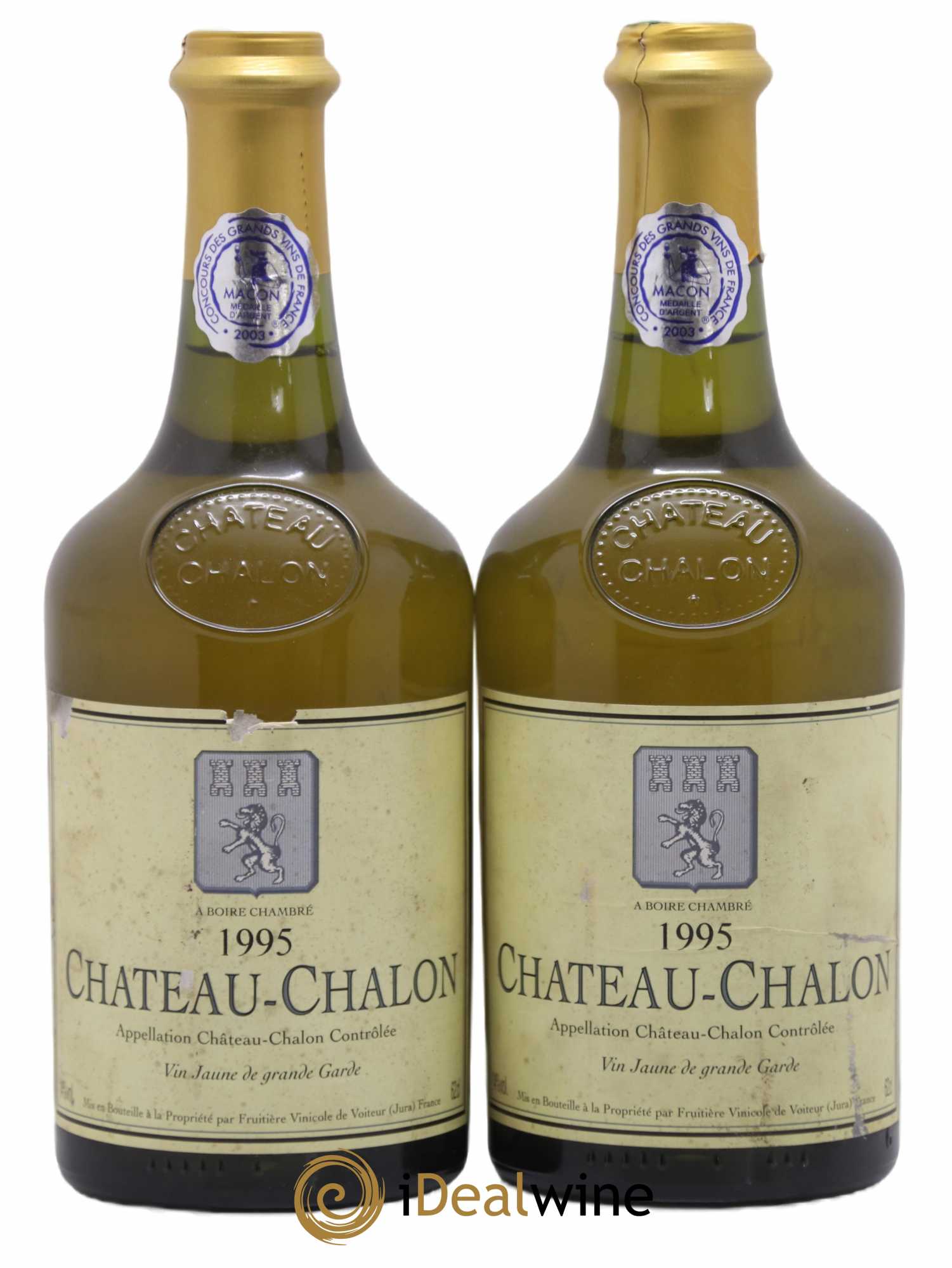 Château-Chalon Fruitière de Voiteur 1995 - Lot de 2 bouteilles - 0