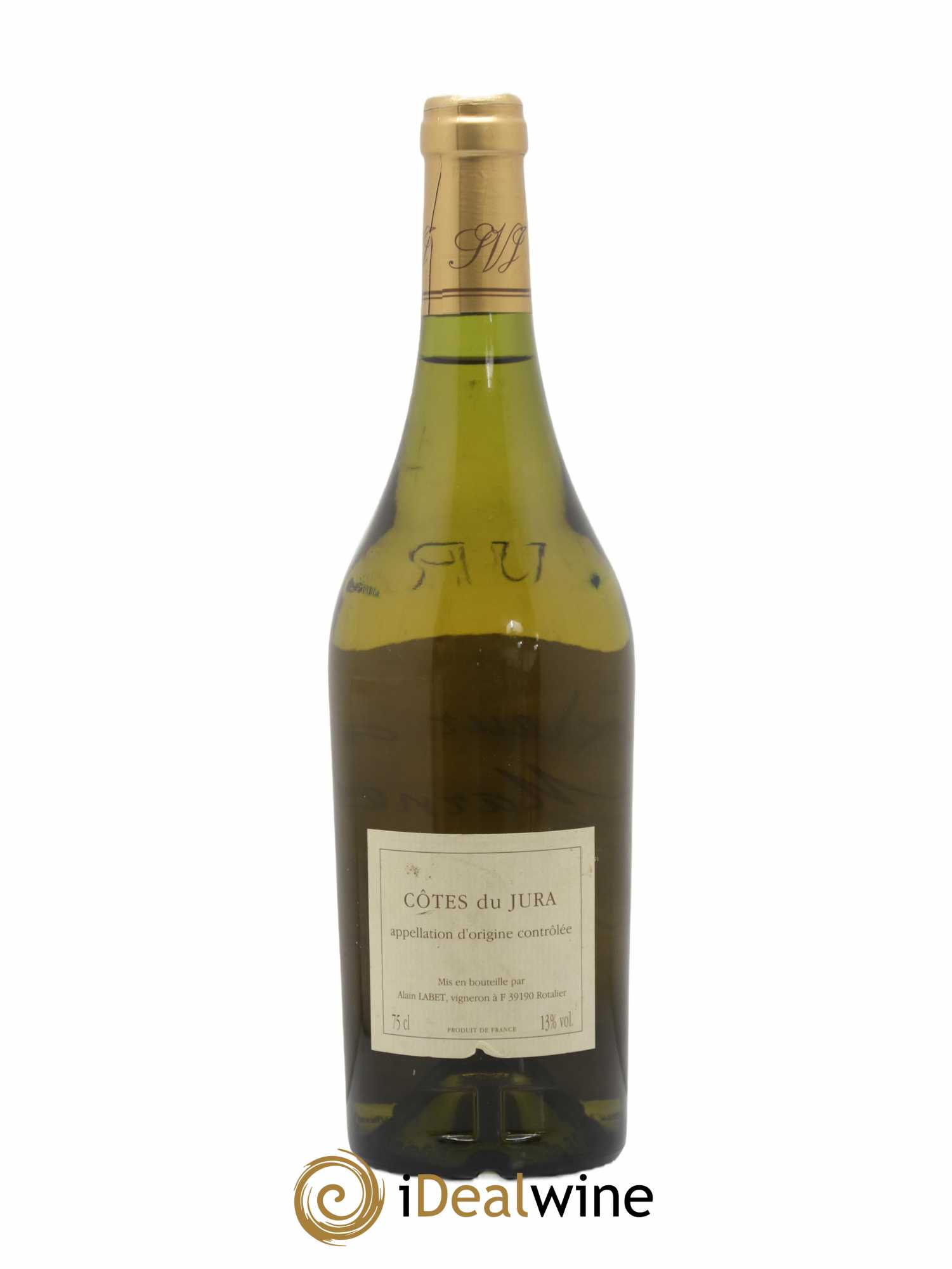 Côtes du Jura Chardonnay La Bardette Romain - Julien - Charline Labet Fleur de Marne 1998 - Lot de 1 bouteille - 1