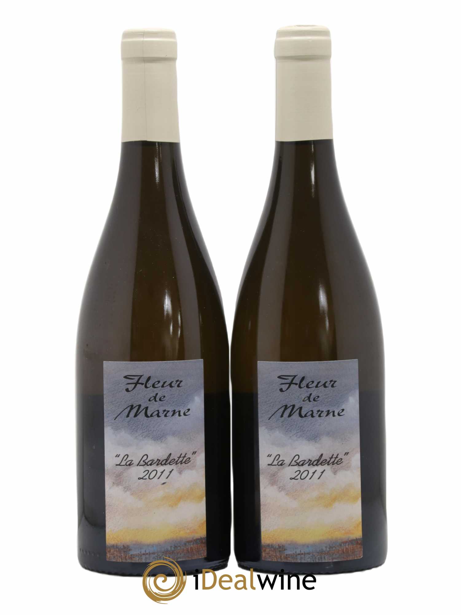 Côtes du Jura Chardonnay La Bardette Romain - Julien - Charline Labet Fleur de Marne 2011 - Lot de 2 bouteilles - 0