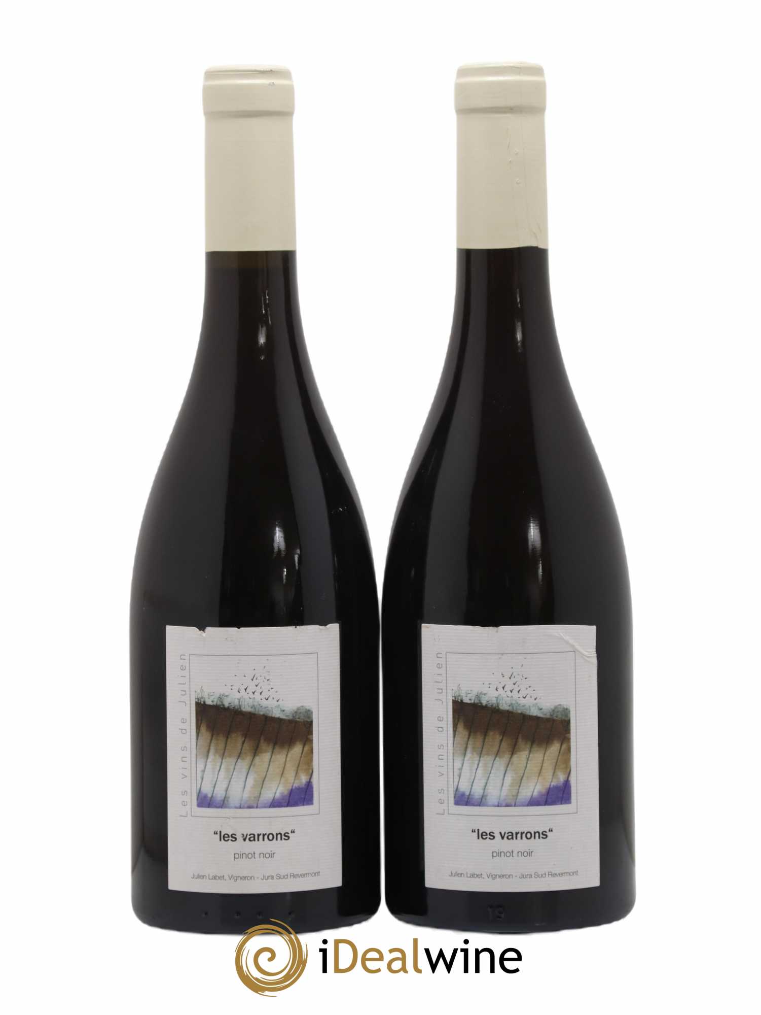 Côtes du Jura Pinot Noir Les Varrons Sélection Massale Romain - Julien - Charline Labet 2011 - Lot de 2 bouteilles - 0