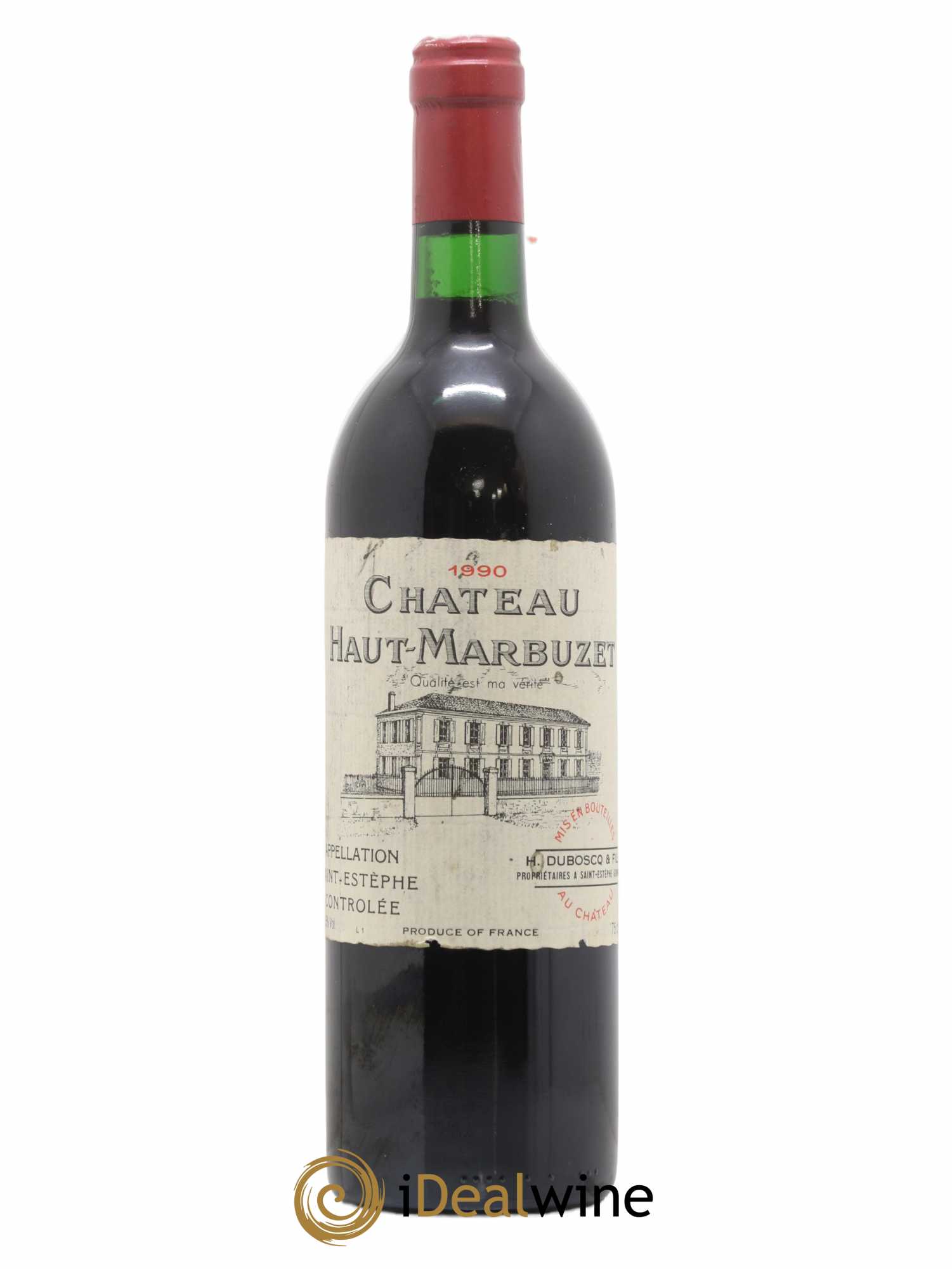 Château Haut Marbuzet 1990 - Lot de 1 bouteille - 0