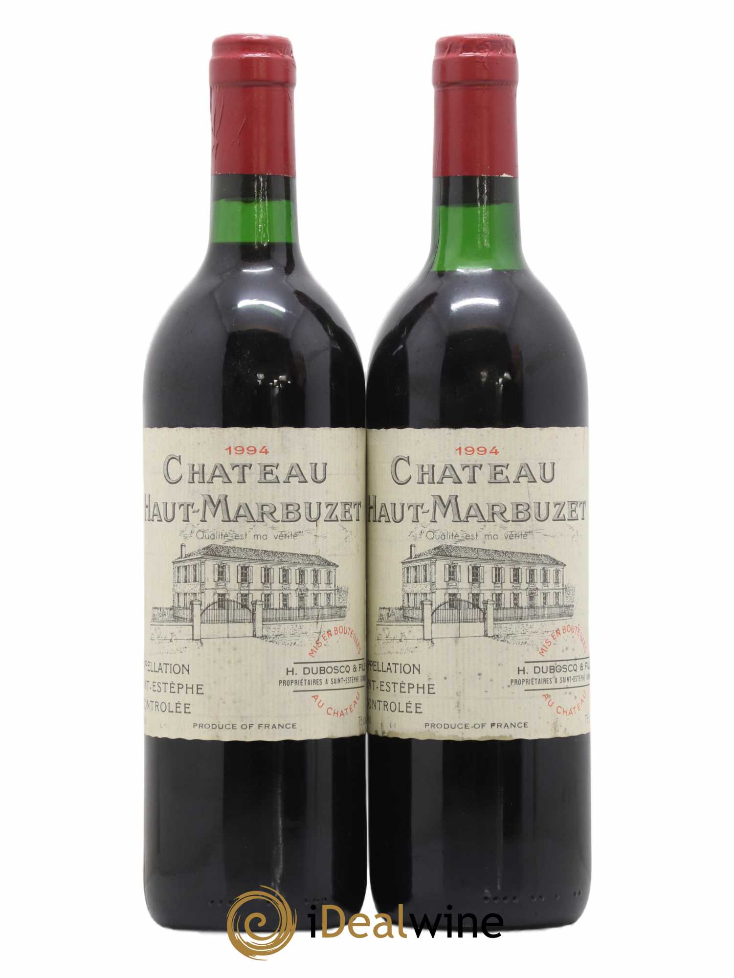 Château Haut Marbuzet 1994 - Lot de 2 bouteilles - 0
