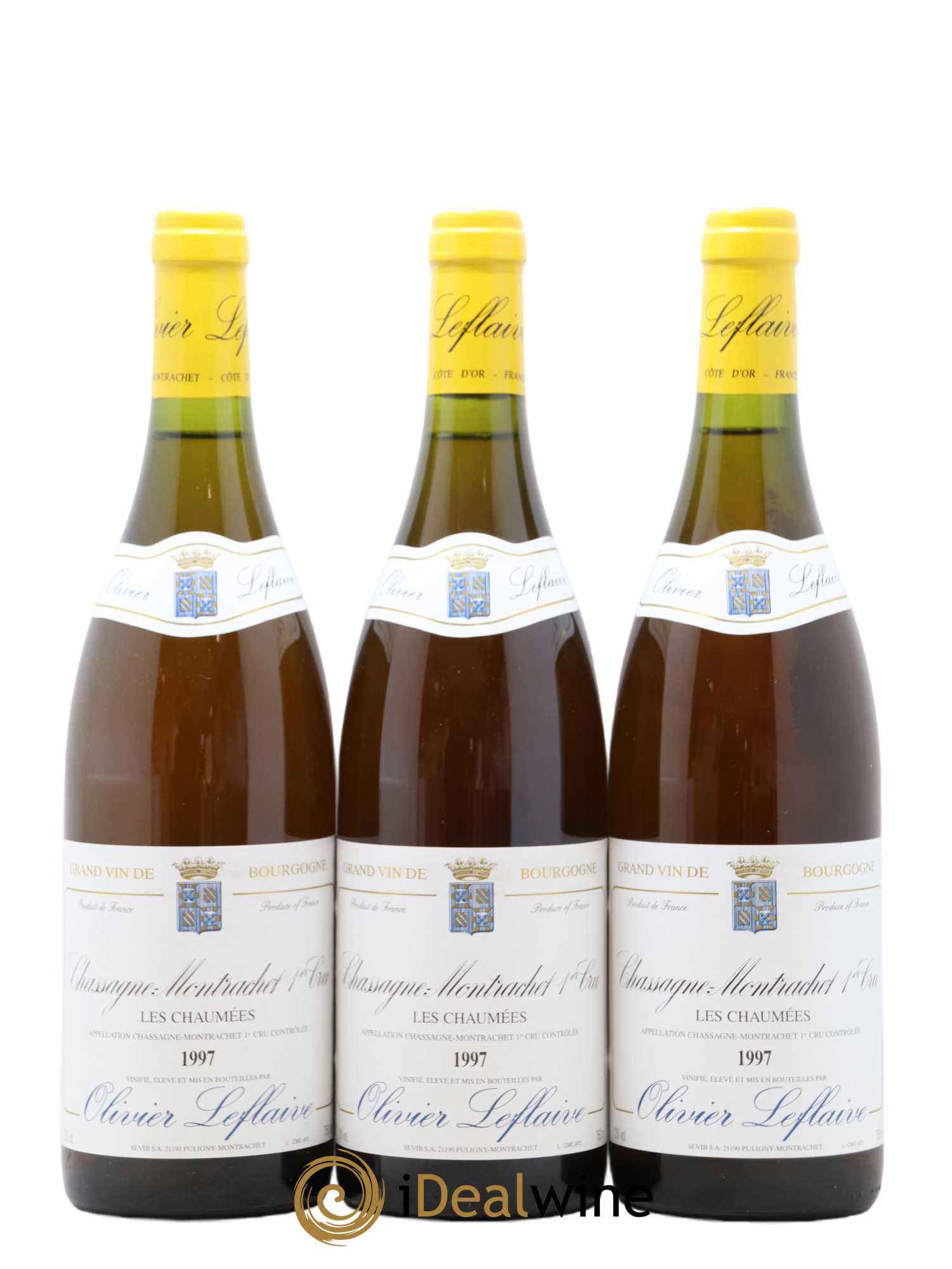 Chassagne-Montrachet 1er Cru 1997 - Posten von 3 Flaschen - 0