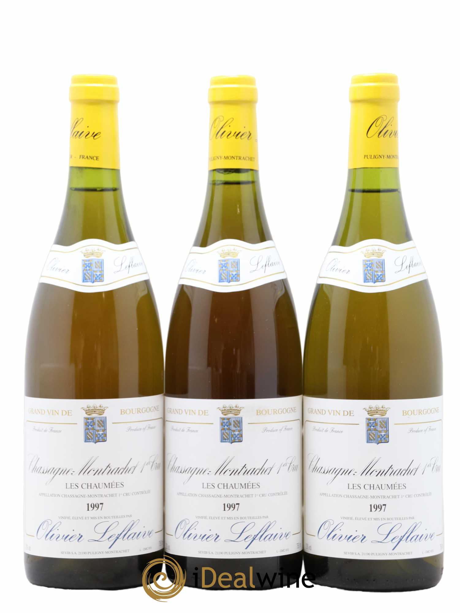 Chassagne-Montrachet 1er Cru 1997 - Posten von 3 Flaschen - 0
