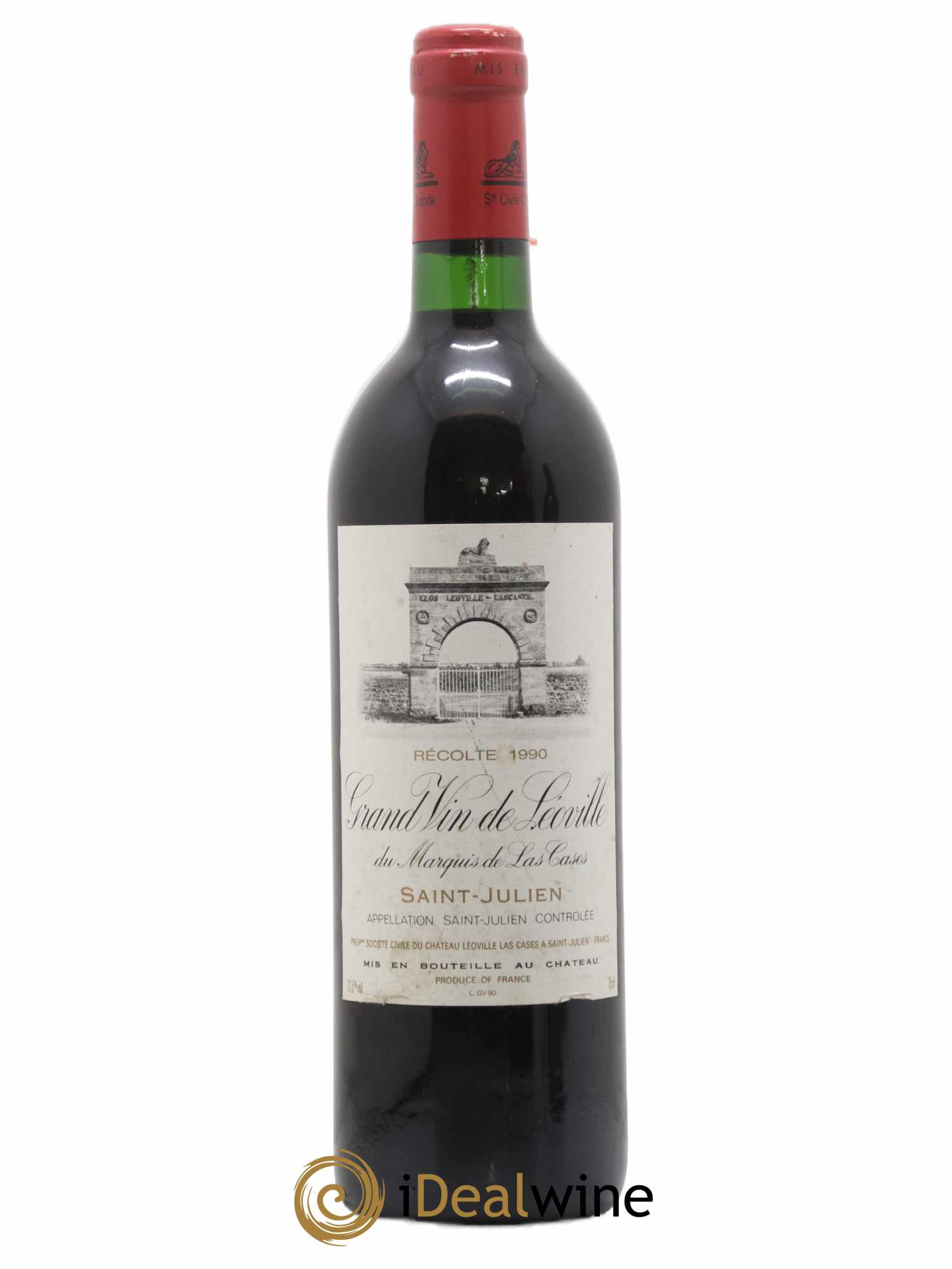 Château Léoville Las Cases 2ème Grand Cru Classé 1990 - Lot de 1 bouteille - 0