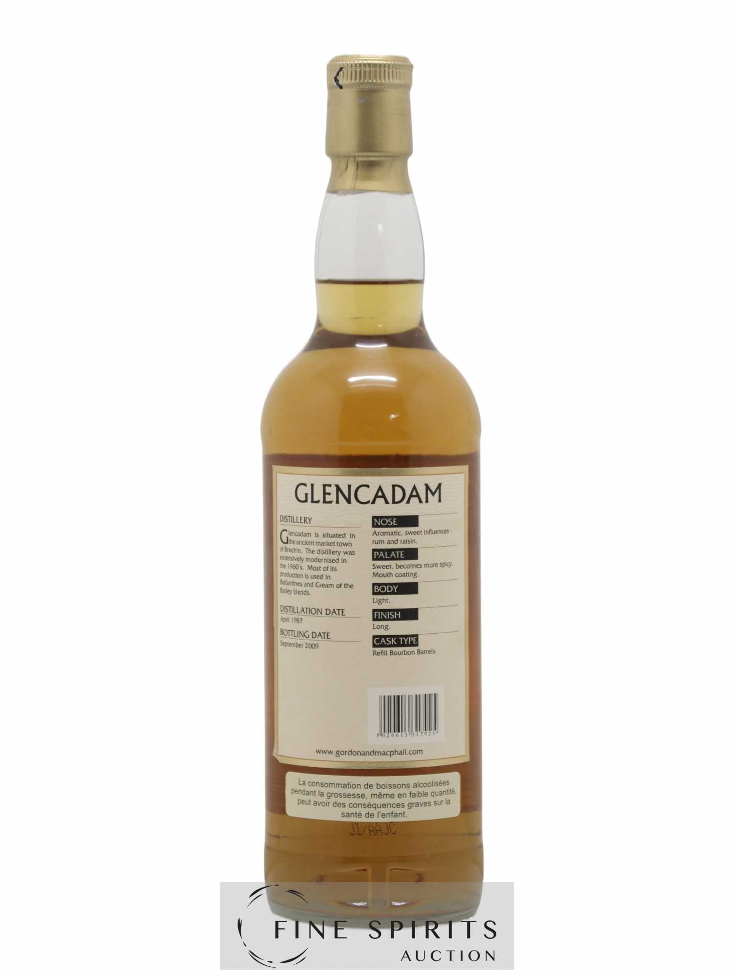 Glencadam 1987 Gordon & MacPhail bottled 2009 Connoisseurs Choice - Lot of 1 bottle - 2