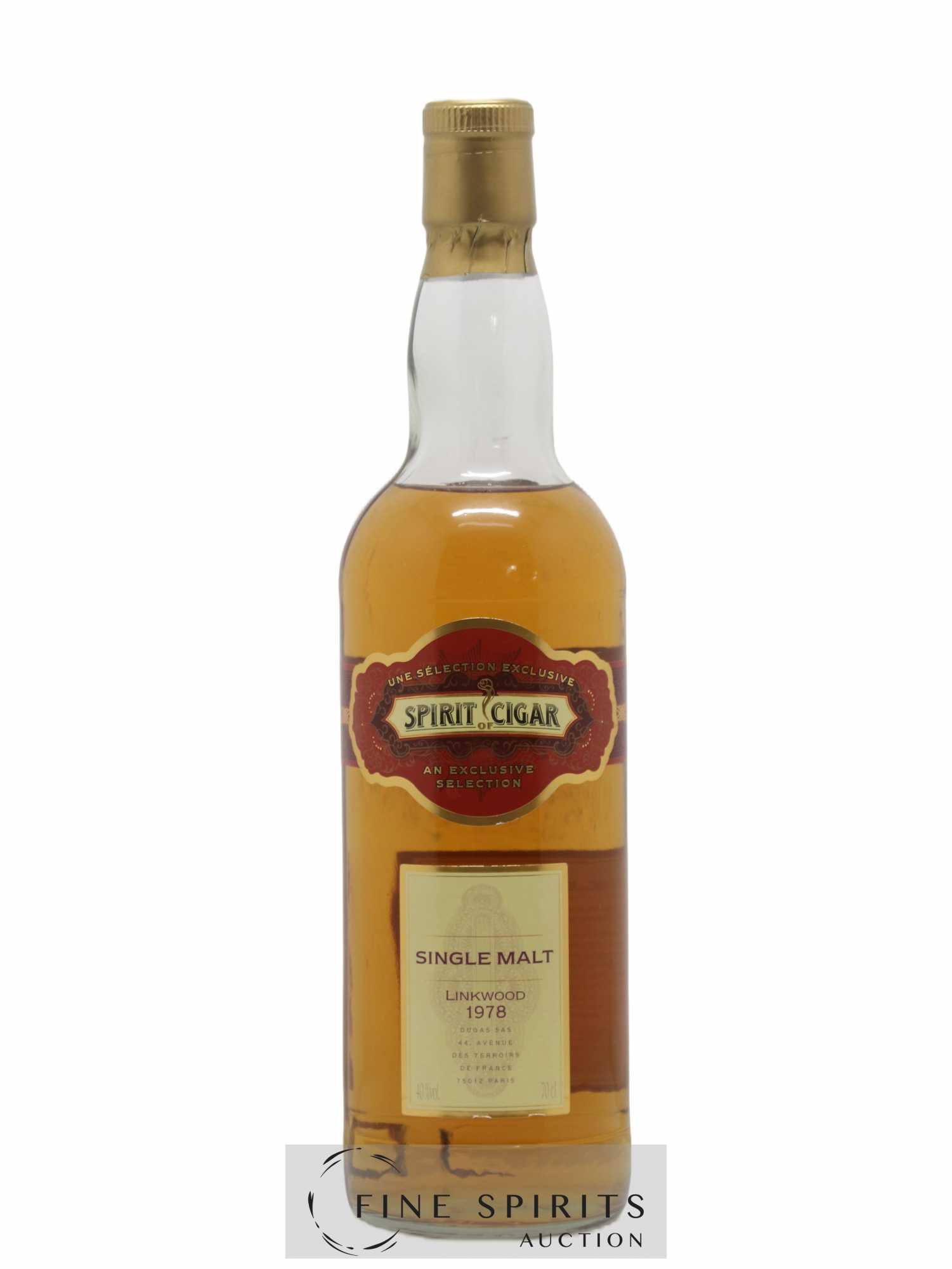 Linkwood 1978 Of. Spirit of Cigar bottled 2000 Dugas Exclusive Selection - Lot de 1 bouteille - 1
