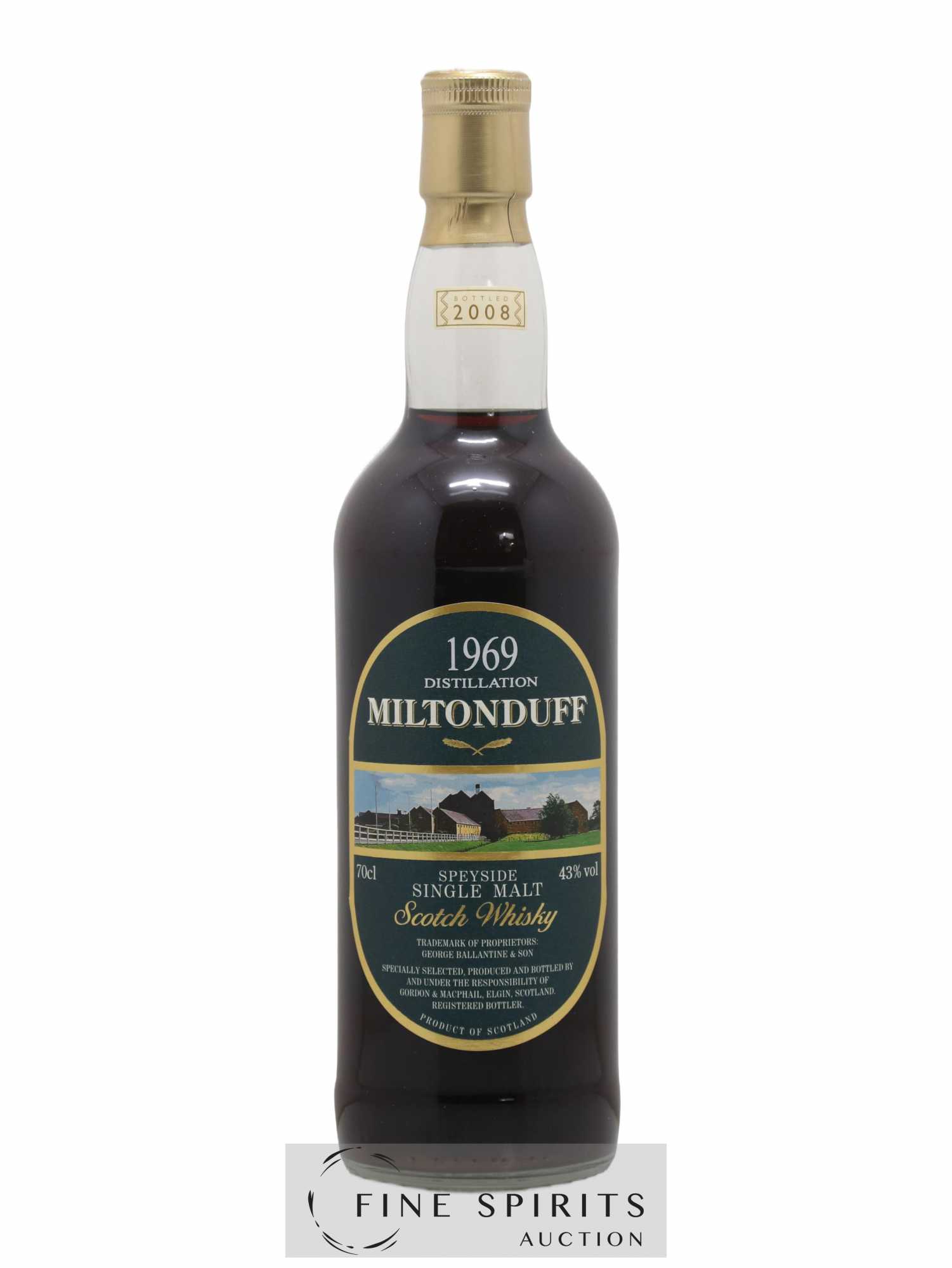Miltonduff 1969 Gordon & MacPhail bottled 2010 - Lot de 1 bouteille - 1