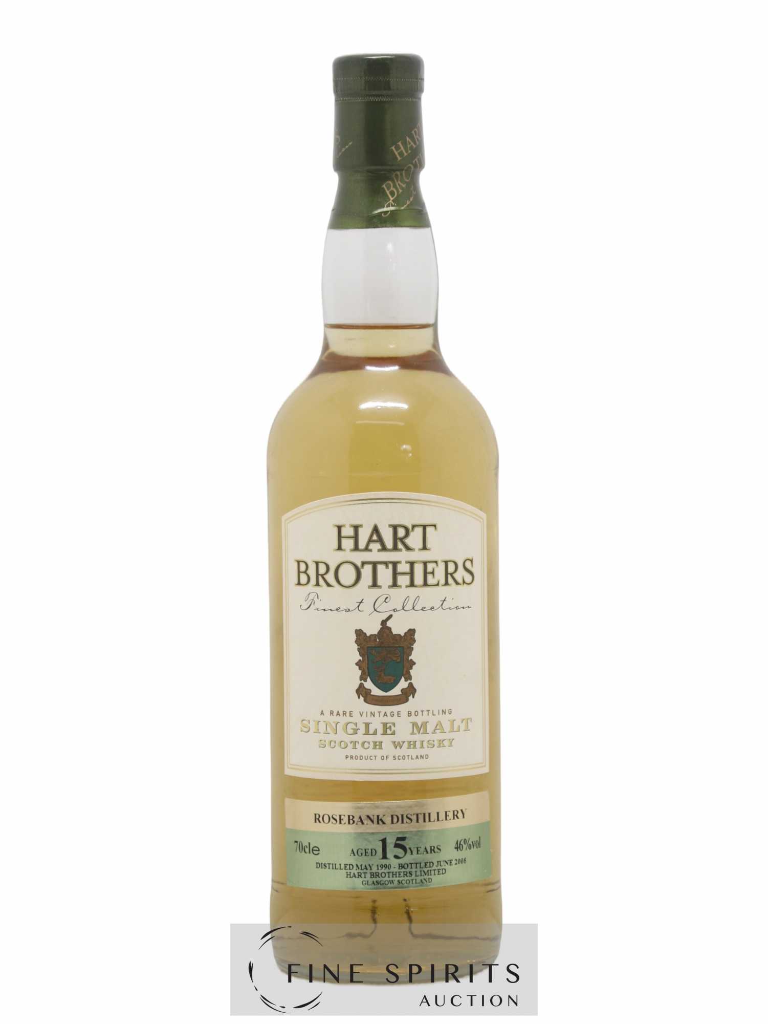Rosebank 15 years 1990 Hart Brothers bottled 2006 - Lot de 1 bouteille - 1