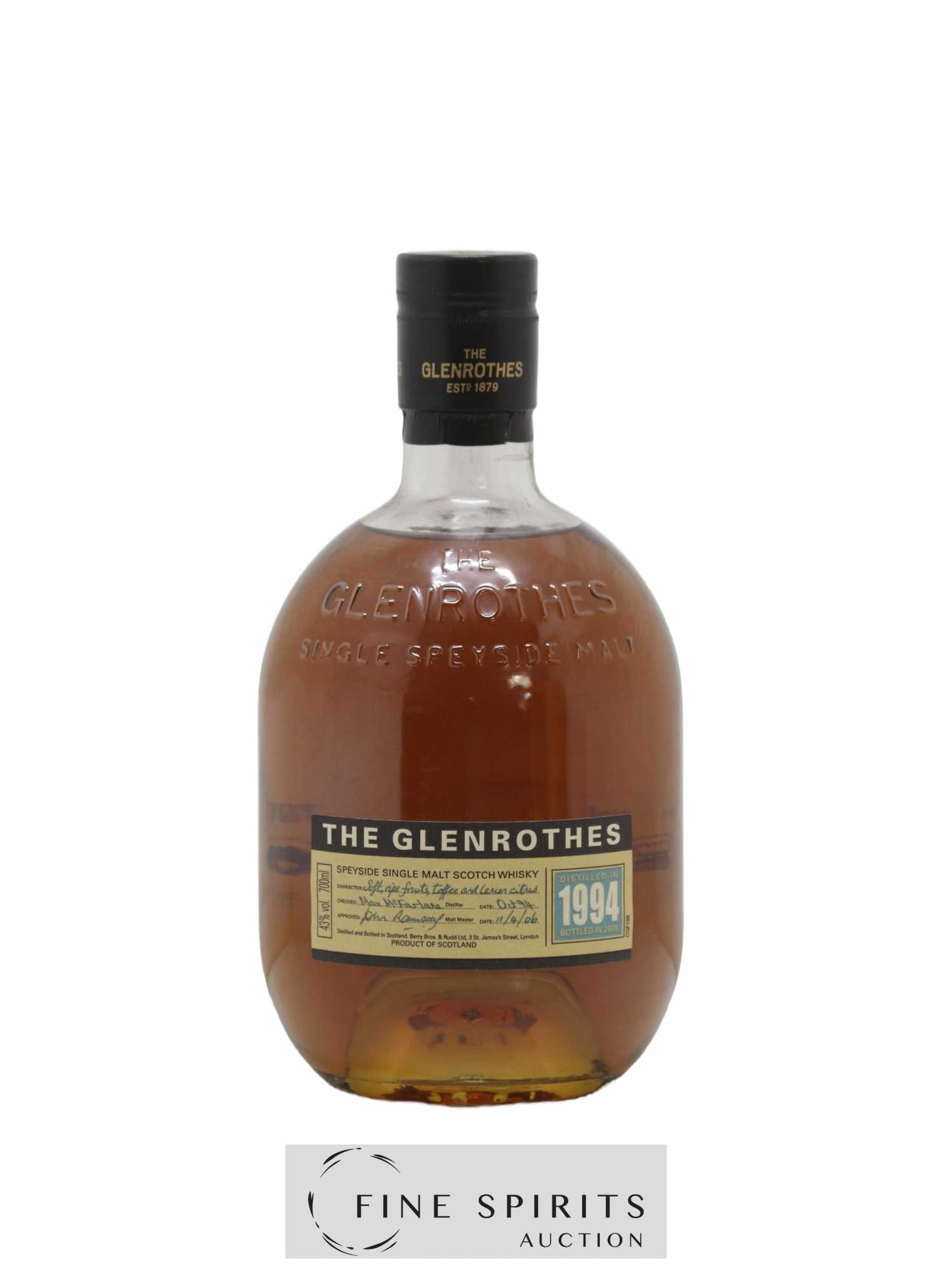 Glenrothes 1994 Of. bottled 2009 - Lot of 1 bottle - 1
