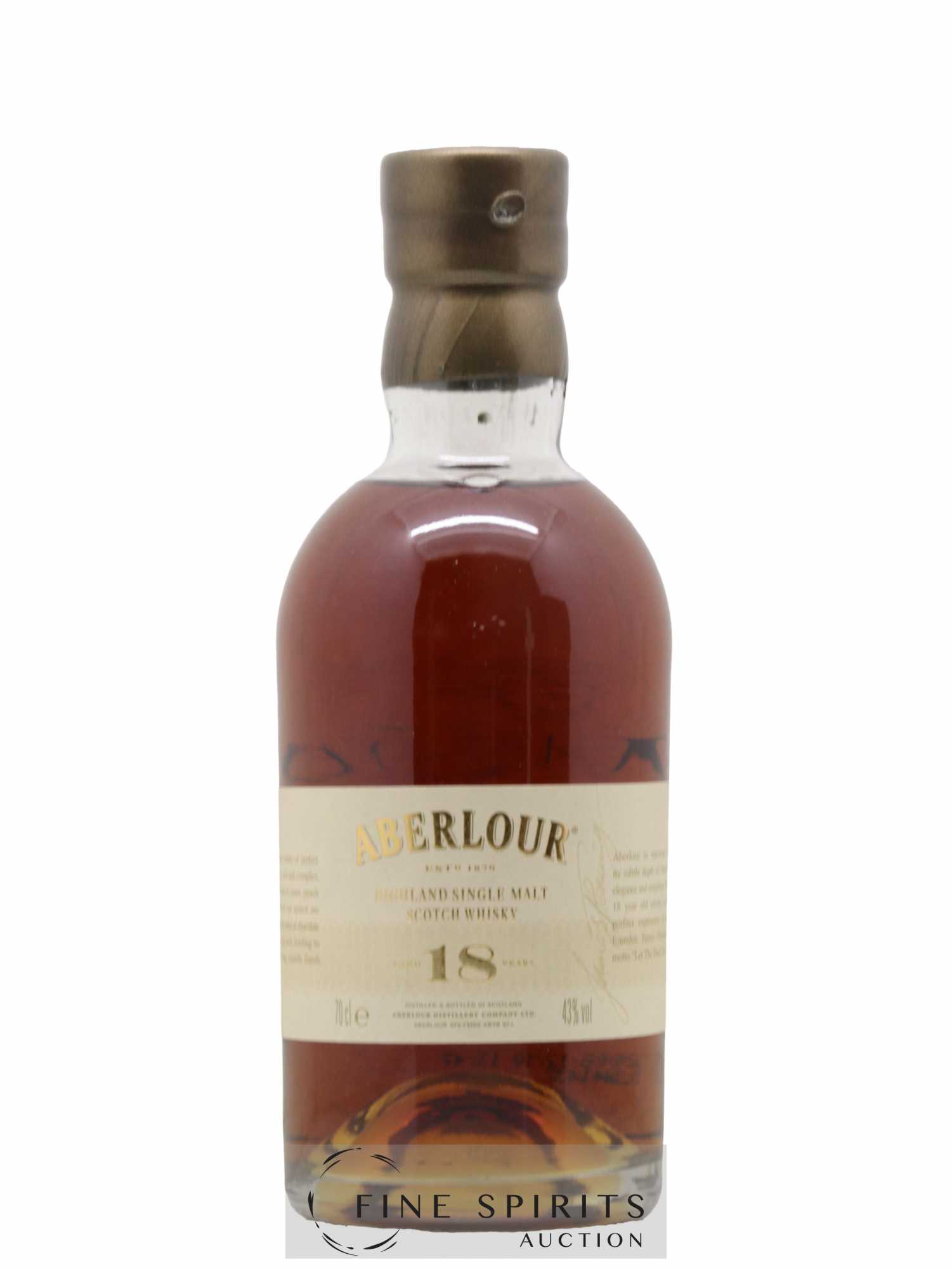 Aberlour 18 years Of. Set with 2 glasses - Lot de 1 bouteille - 1