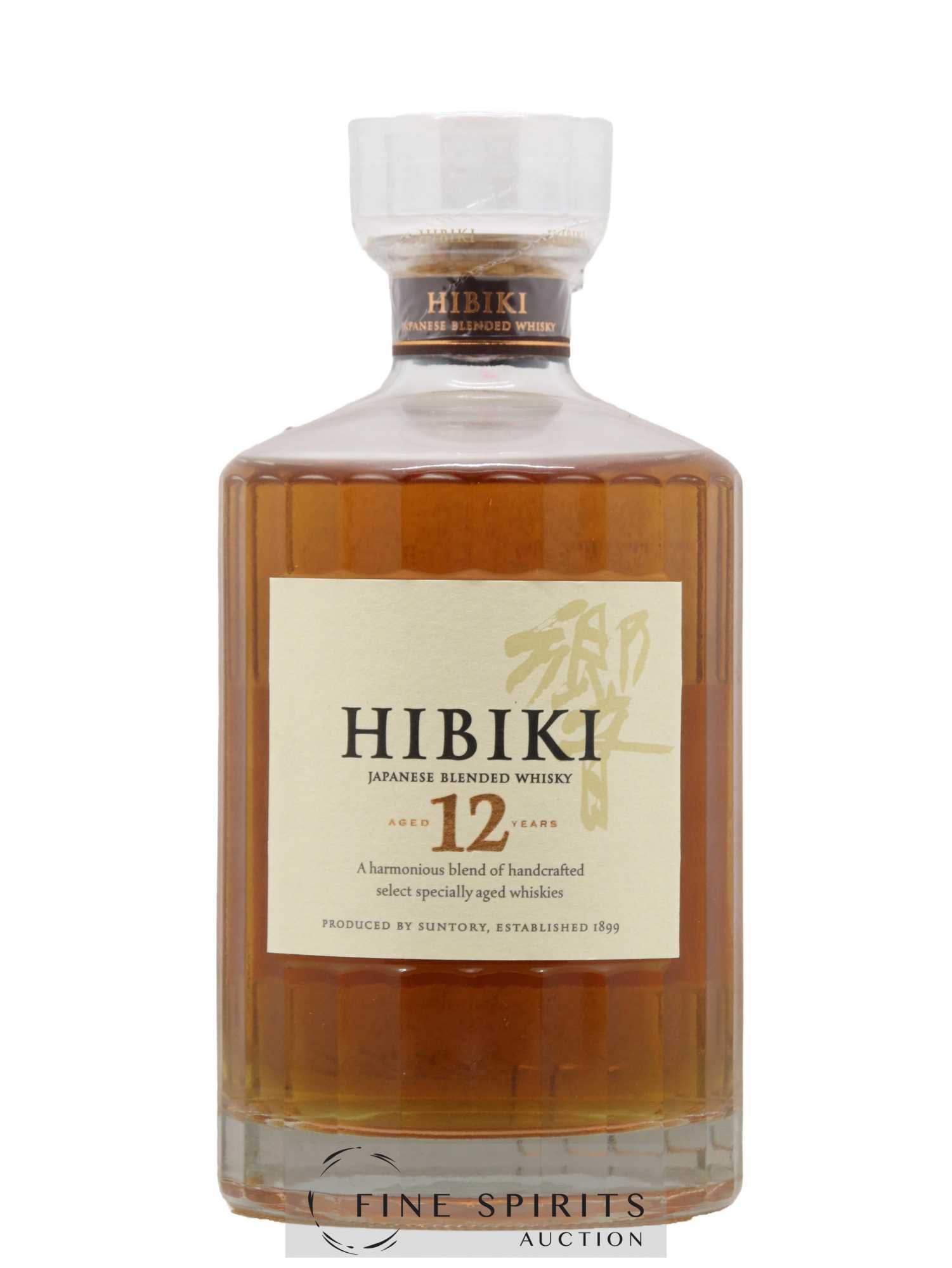 Hibiki 12 years Of. Suntory (70cl.) - Lot de 1 bouteille - 1