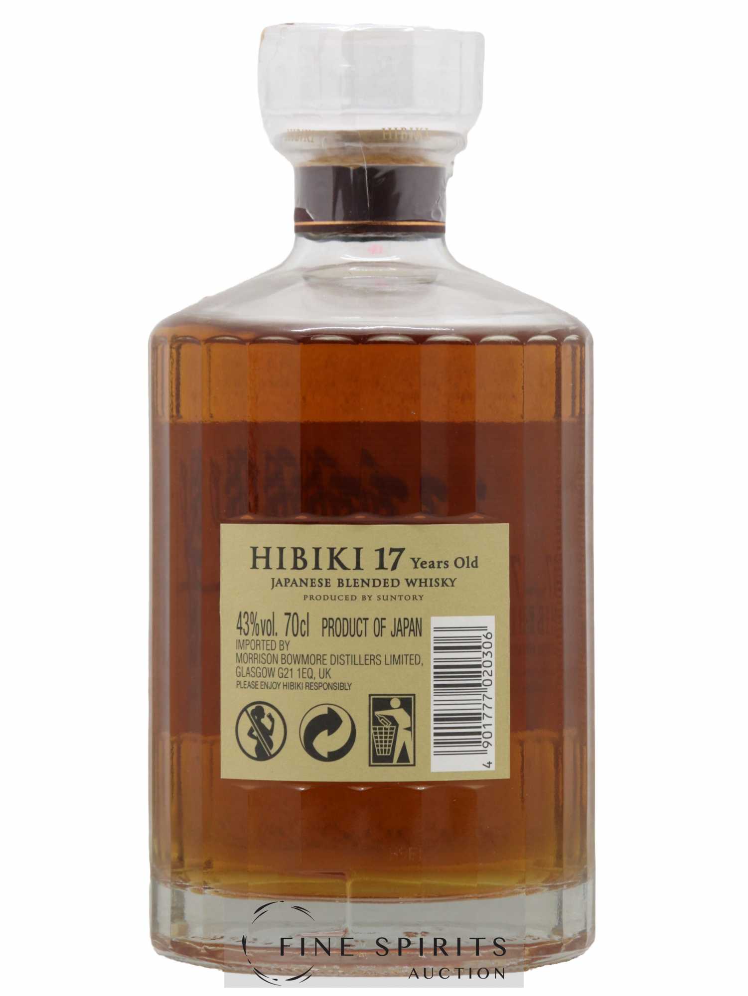 Hibiki 17 years Of. Suntory - Lot de 1 bouteille - 2