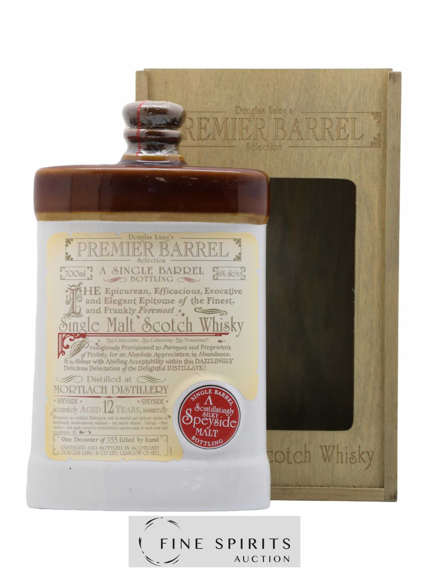 Mortlach 12 years Douglas Laing Premier Barrel Selection One of 355 - Lot of 1 bottle - 0