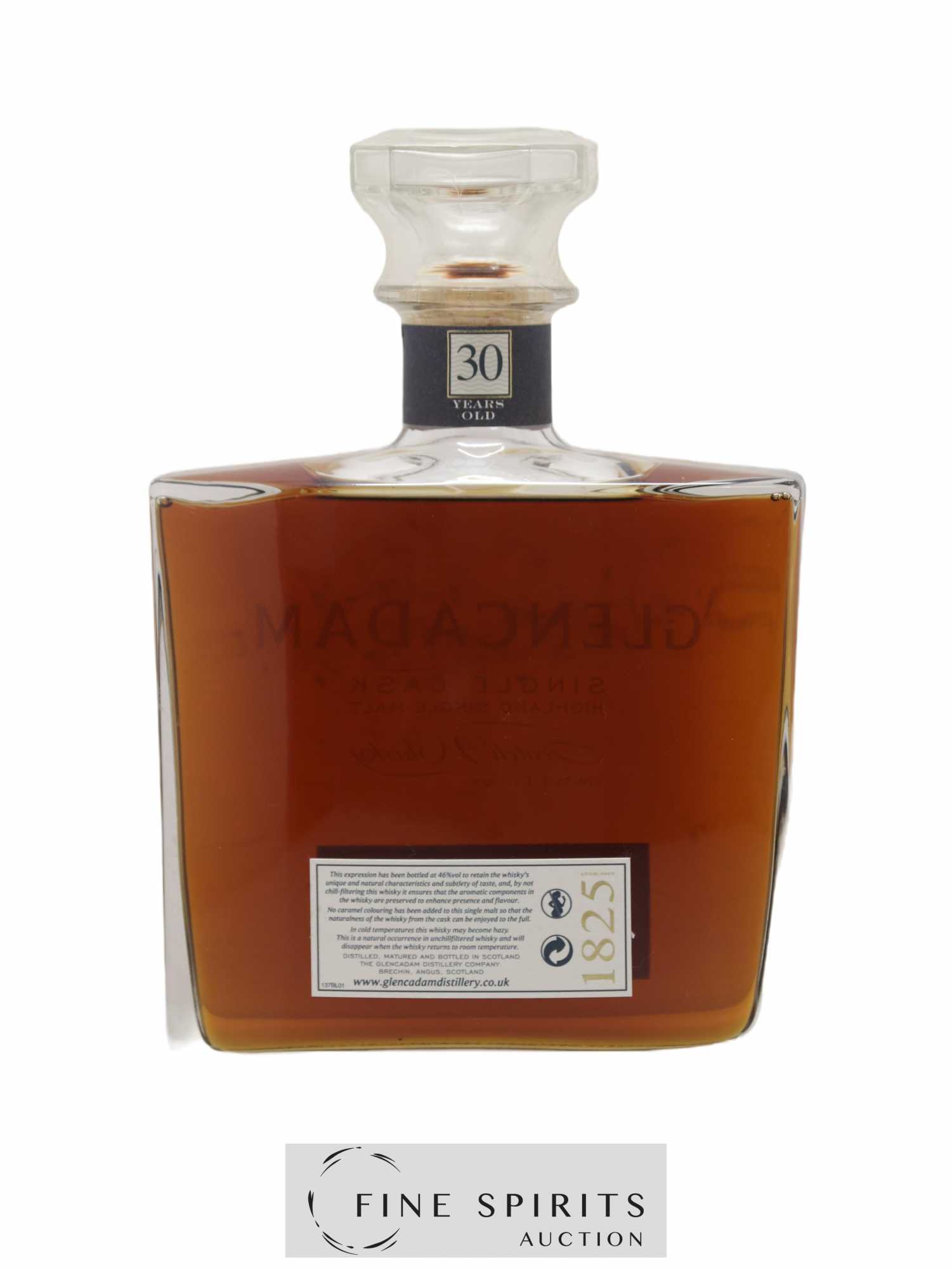 Glencadam 30 years 1978 Of. Cask n°2335 - One of 615 - bottled 2009 Limited Edition - Lot de 1 bouteille - 2