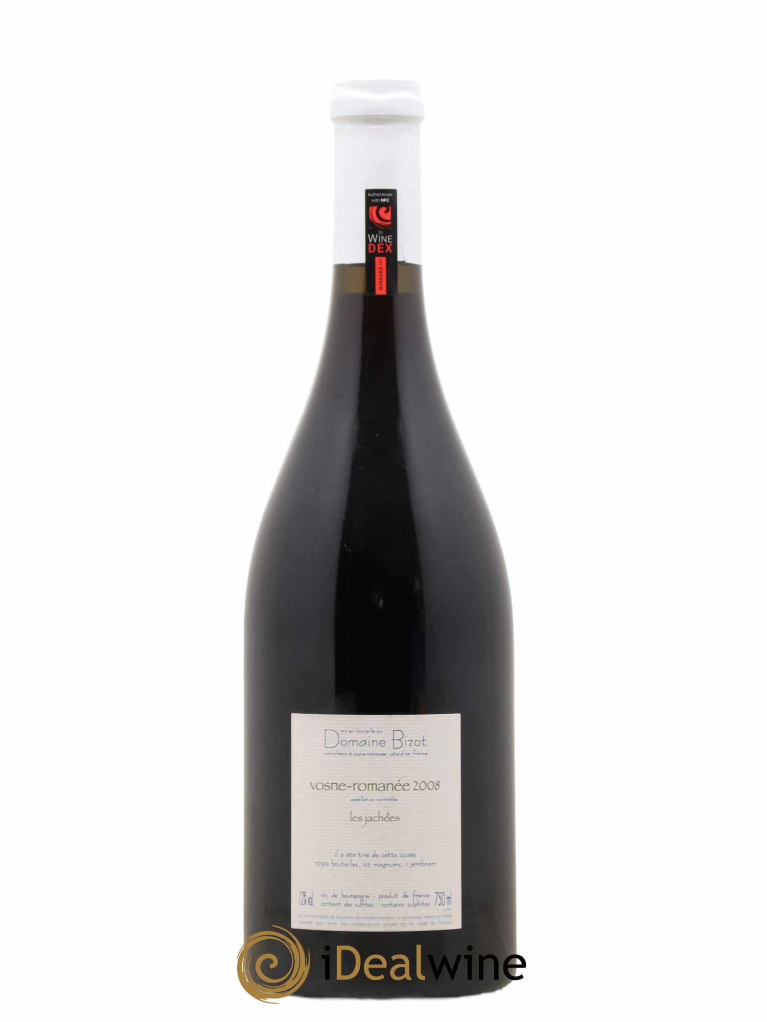 Vosne-Romanée Les Jachées Bizot (Domaine) 2008 - Lot de 1 bouteille - 1